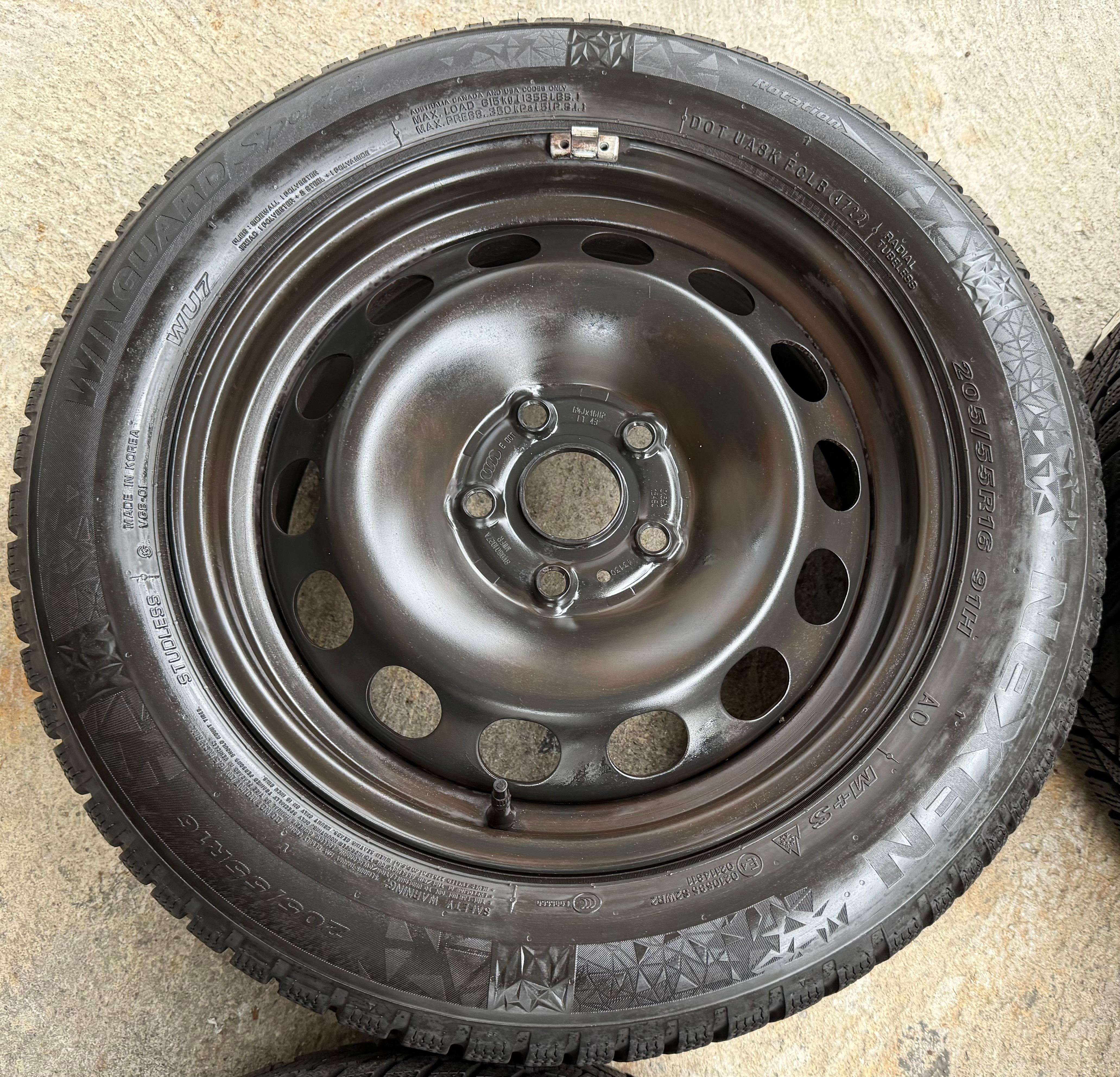 4 Winterräder Audi A3 8V Sportback Cabrio  205/55R16 91H Nexen 8V0601027A 2022