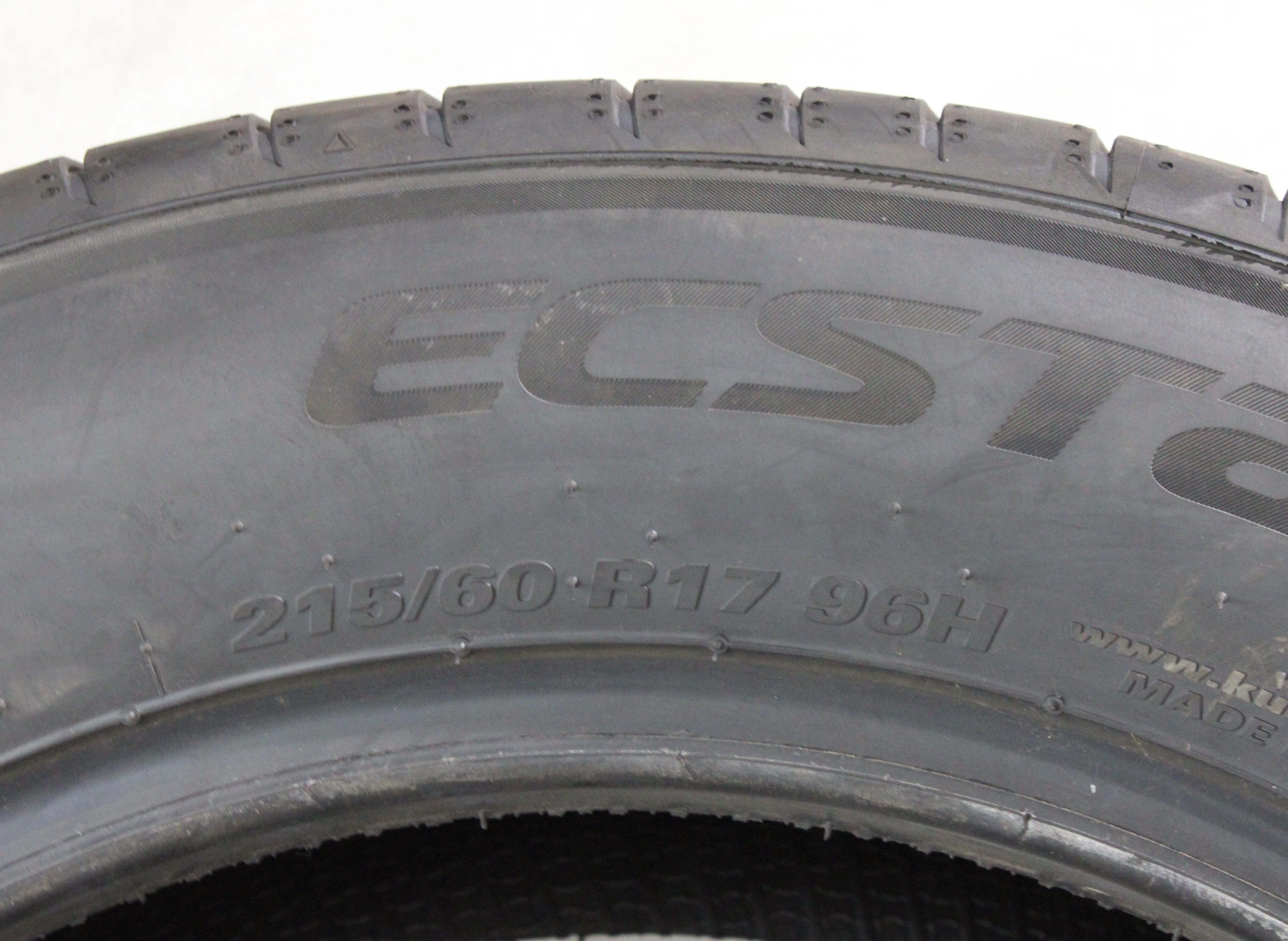 1 x 215/60R17 96H Sommerreifen Kumho Ecsta PS71 6mm 2026