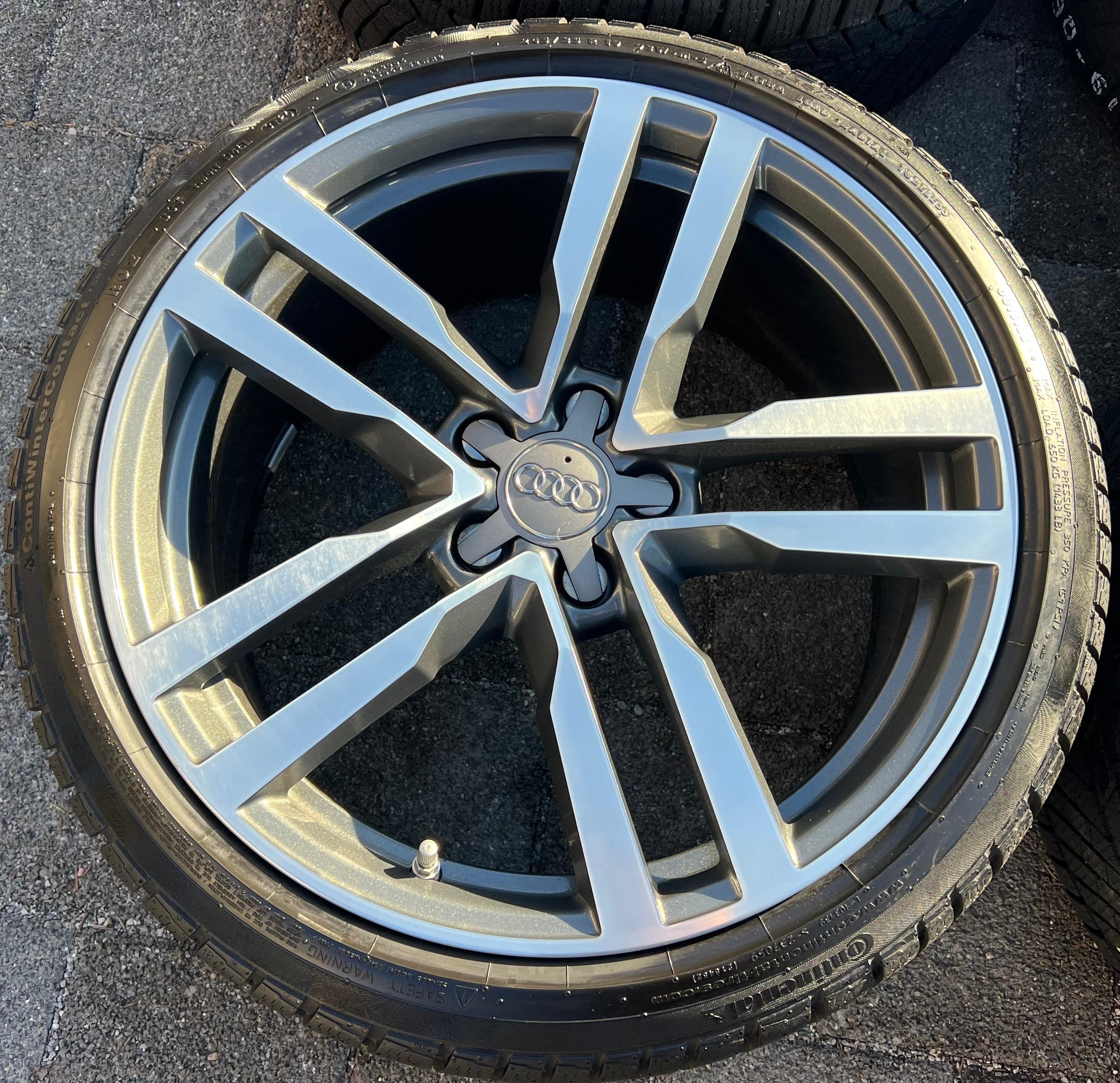 4 ORIGINAL 19" ALU WINTERRÄDER AUDI TT TTS 8S 8S0601025F 9x19 ET52 CONTINENTAL  FREIHAUS