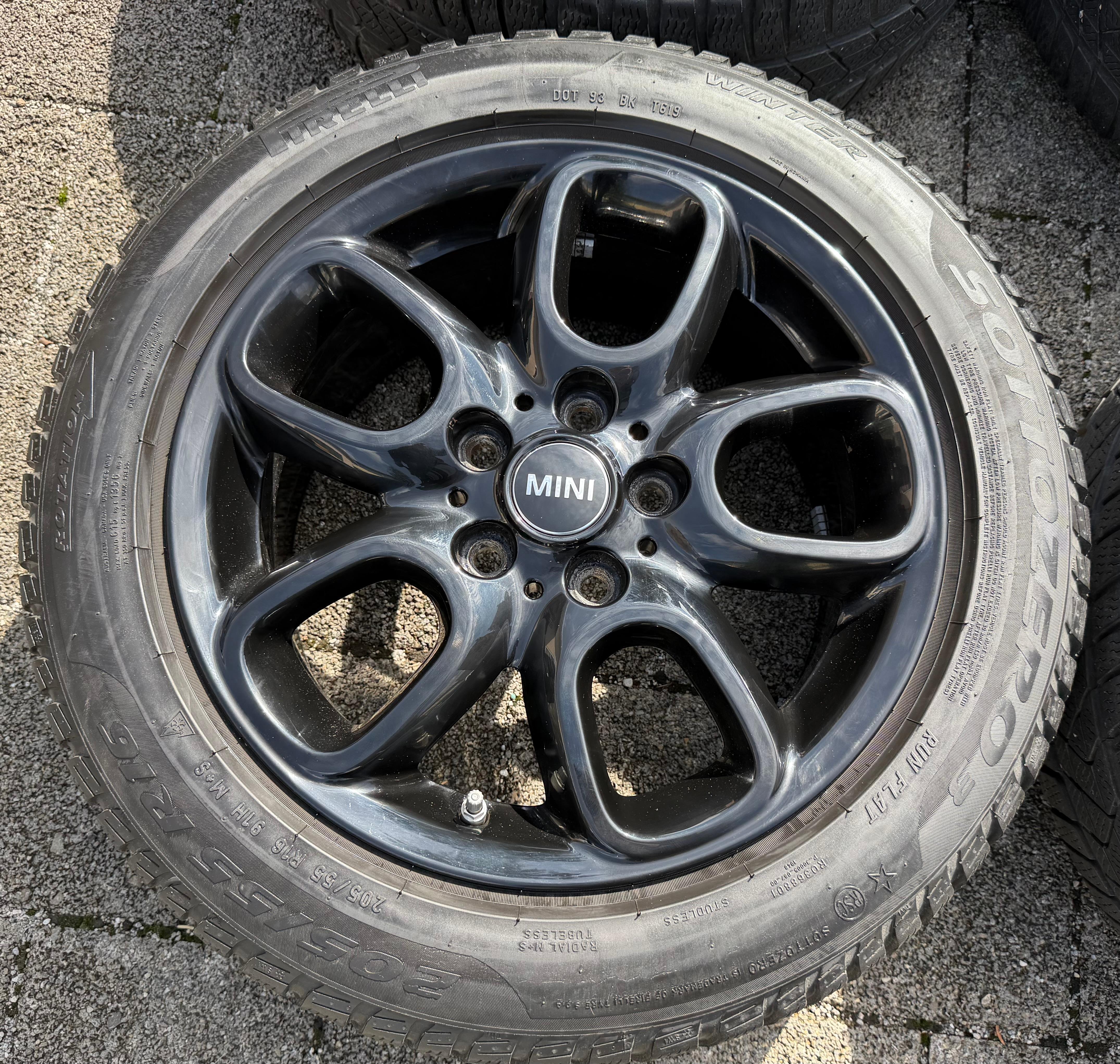4 Original Alu Winterräder Mini Clubman F54 205/55R16 91H 6891824 Pirelli
