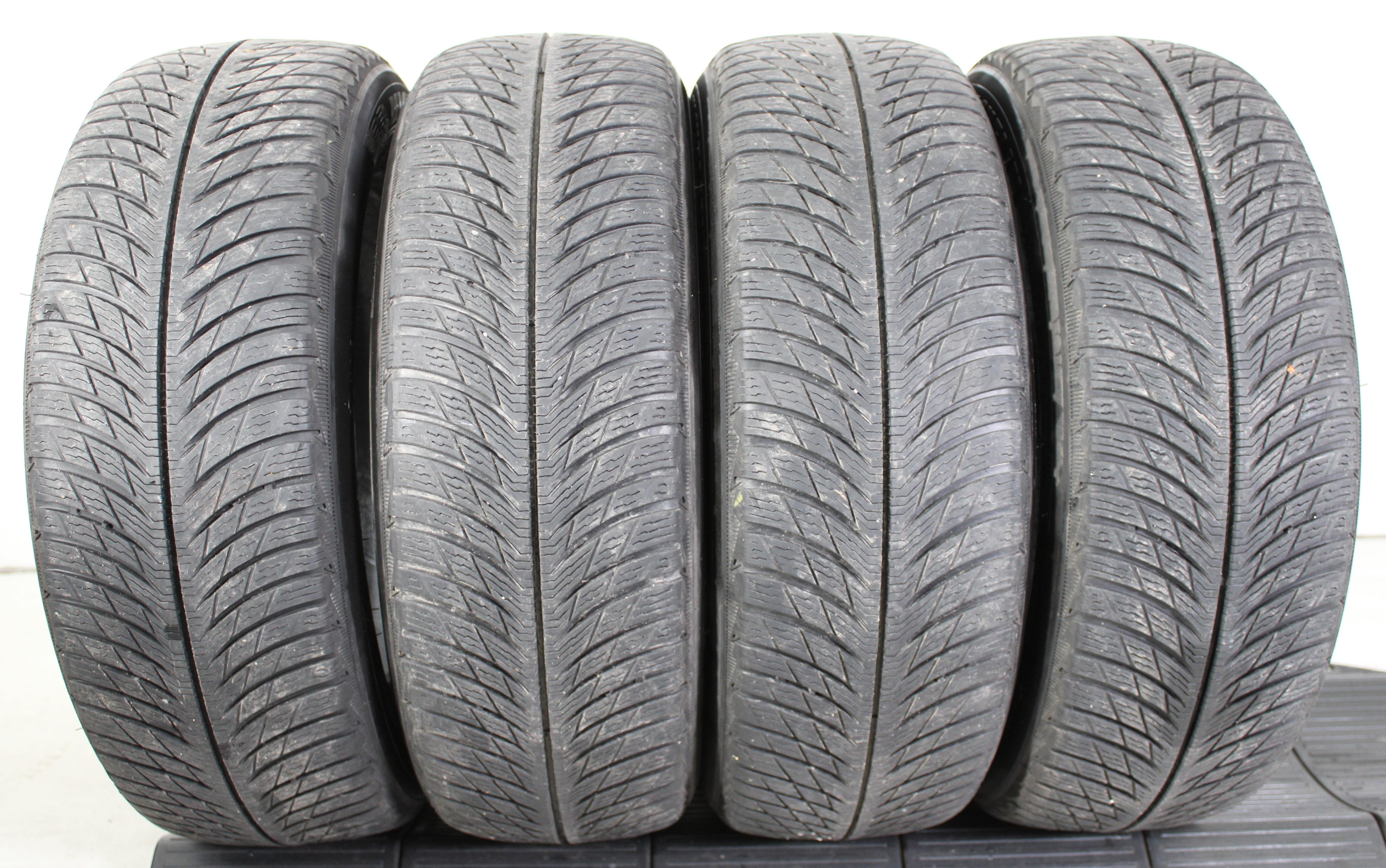 4 x 205/60R16 96H Winterreifen Michelin Pilot Alpin 5 5-5,5mm 2x2018/1x2019 *