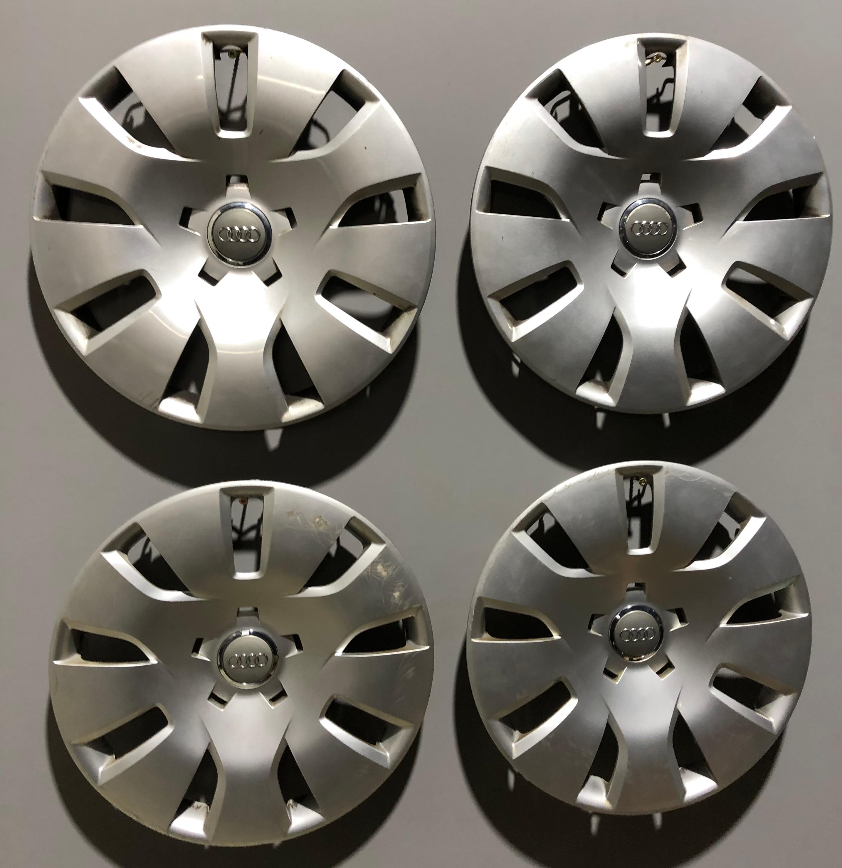 4 ORIGINAL 16" RADKAPPEN AUDI A4 8K B8 B81 8E A6 4F Q2 8K0601147 16 ZOLL