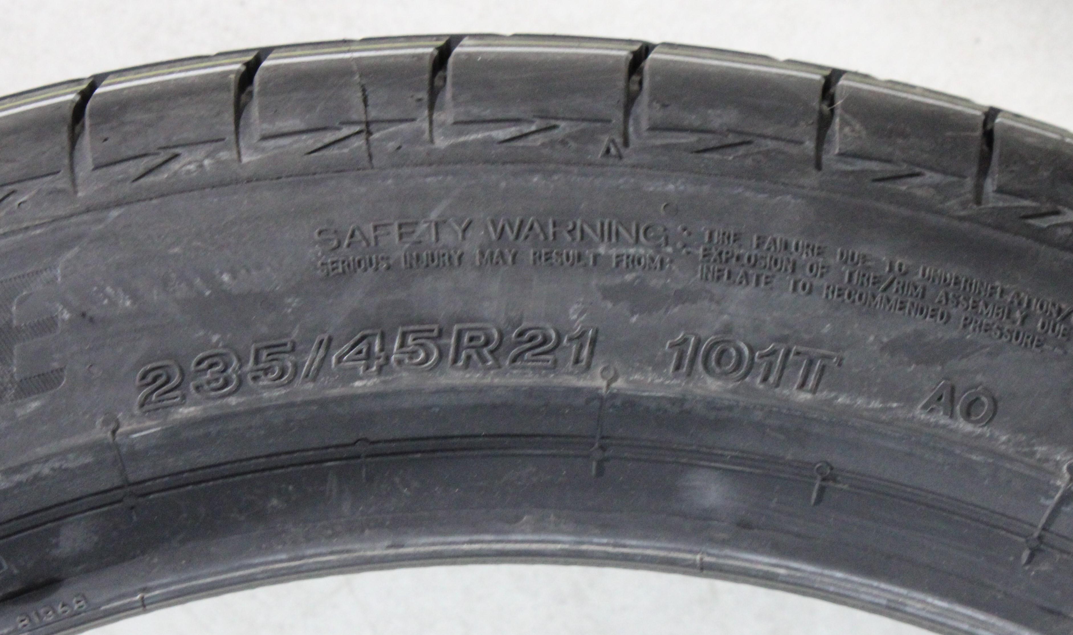 2 neumáticos de verano Bridgestone Turanza Eco AO 235/45R21 101T, nuevos de 2020, con sellado