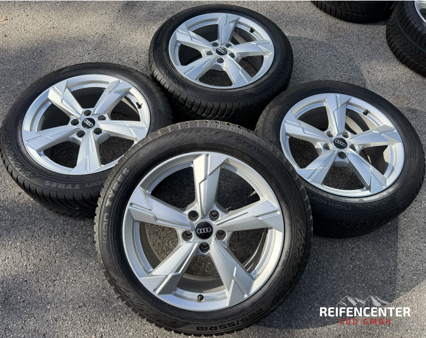 4 ruedas de invierno de aleación originales de 18" para Audi A6 4K F2 C8 4K0601025D 225/55R18 102V