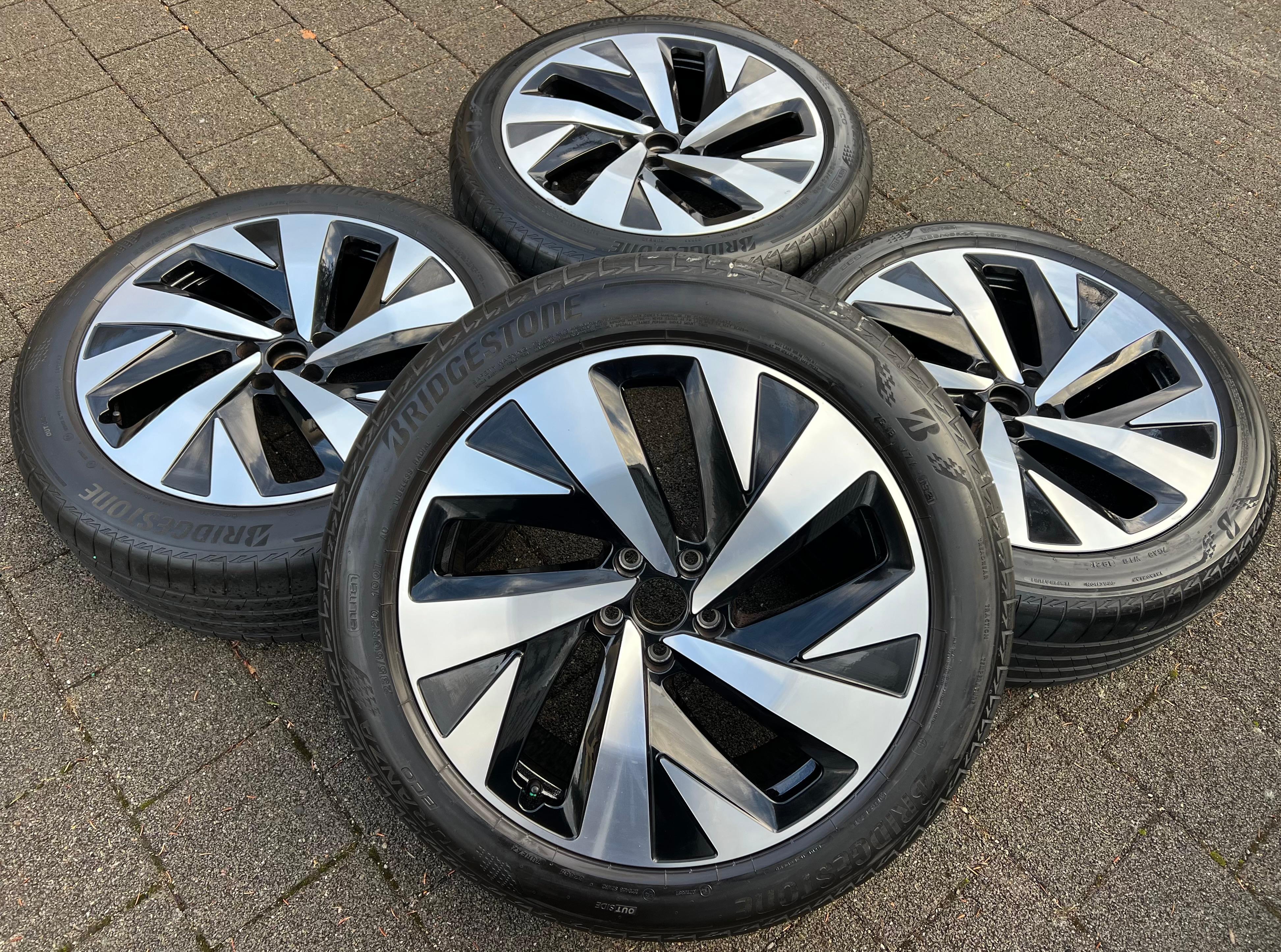 4 CERCHI ESTIVI ORIGINALI IN ALLUMINIO DA 20" VW ID4 ID.4 ID5 ID.5 DRAMMEN 11A601025A 11A601025H