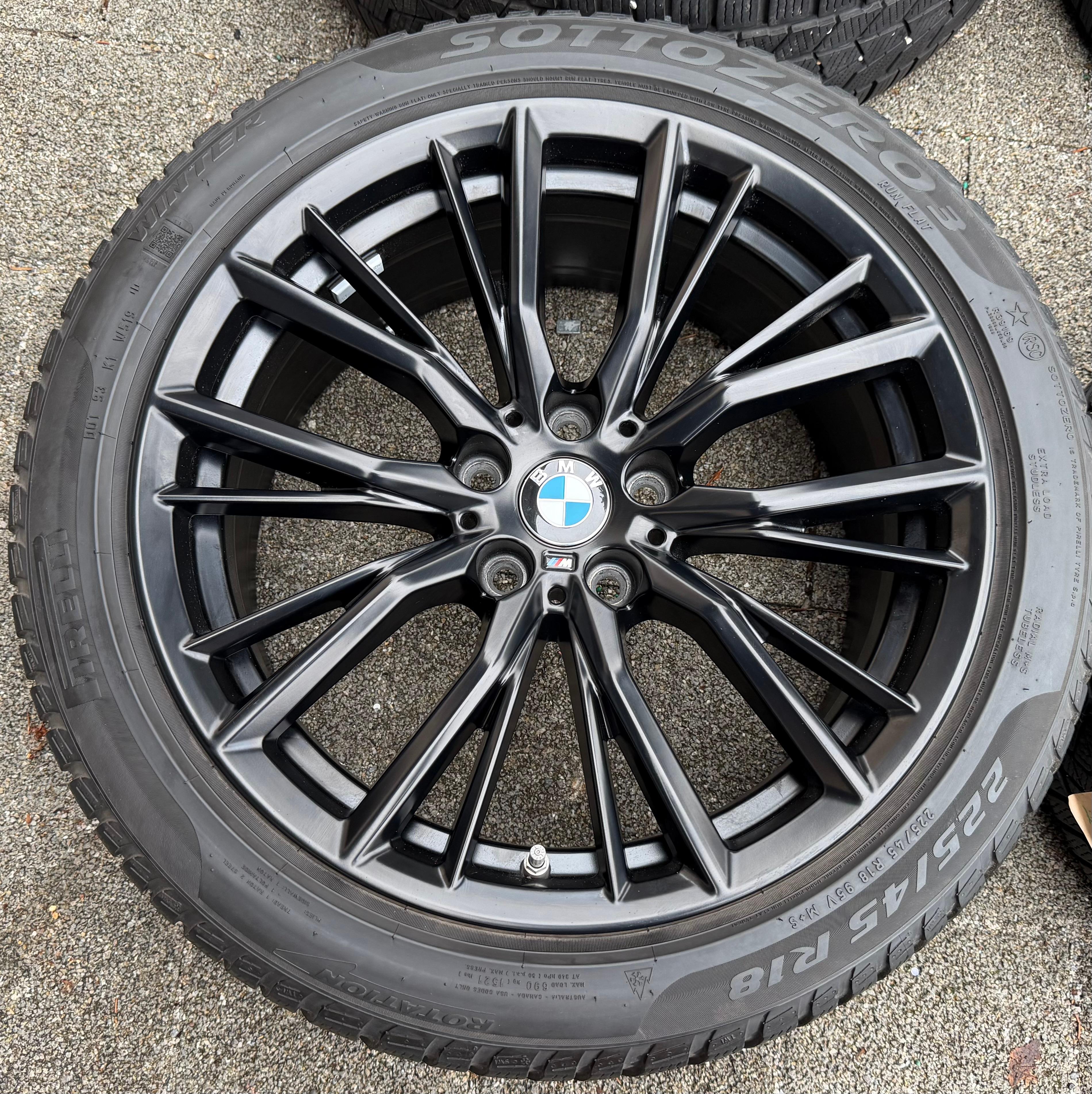 4 Original 18" Alu Winterräder BMW 3ER Reihe G20 G21 4ER G22 G23 2ER G42 M796 RDKS