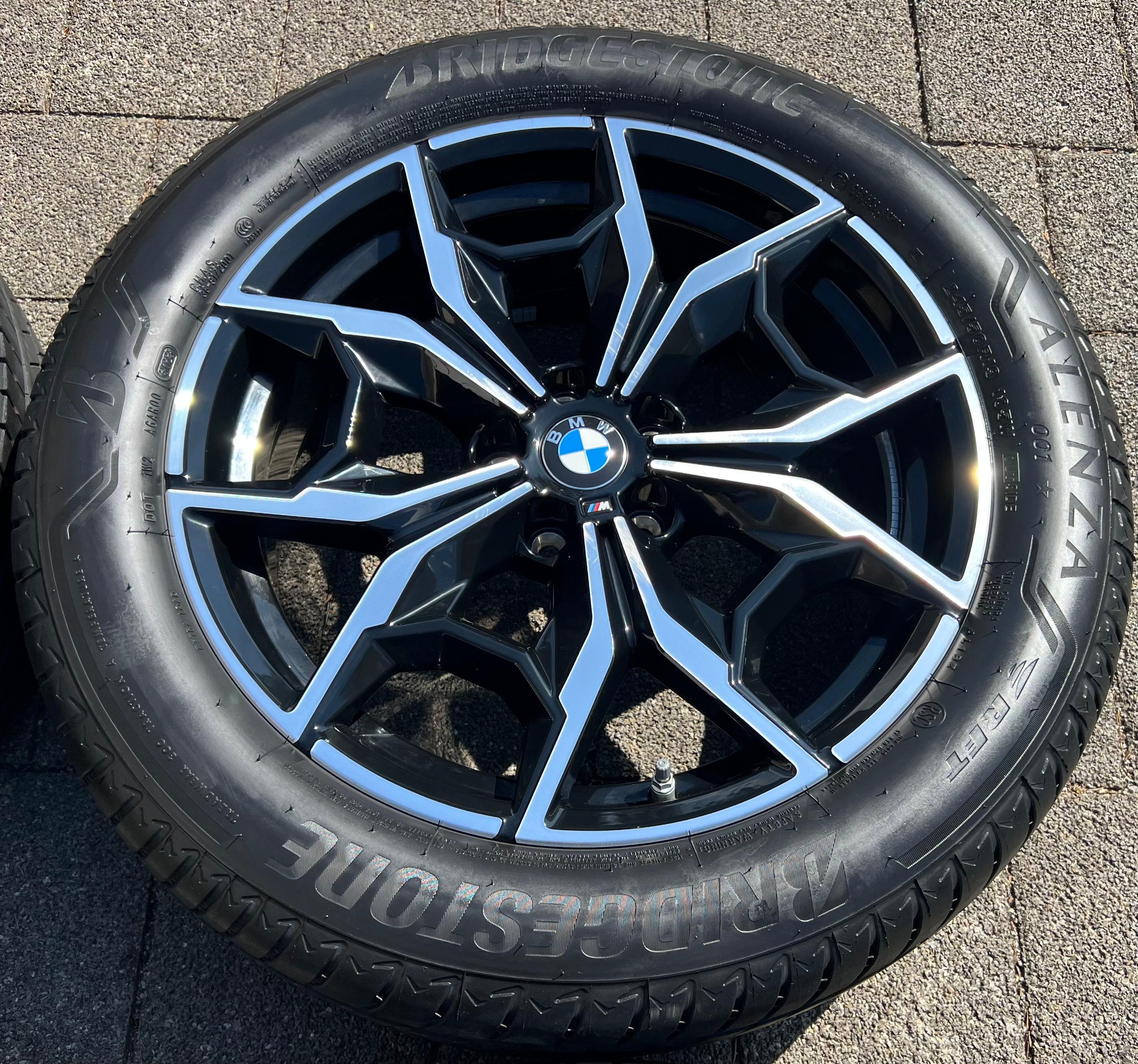 4 ORIGINELE 19" ALUMINIUM ZOMERWIELEN BMW X3 G01 X4 G02 STYLING M887 BRIDGESTONE 2023 RDKS GRATIS LEVERING
