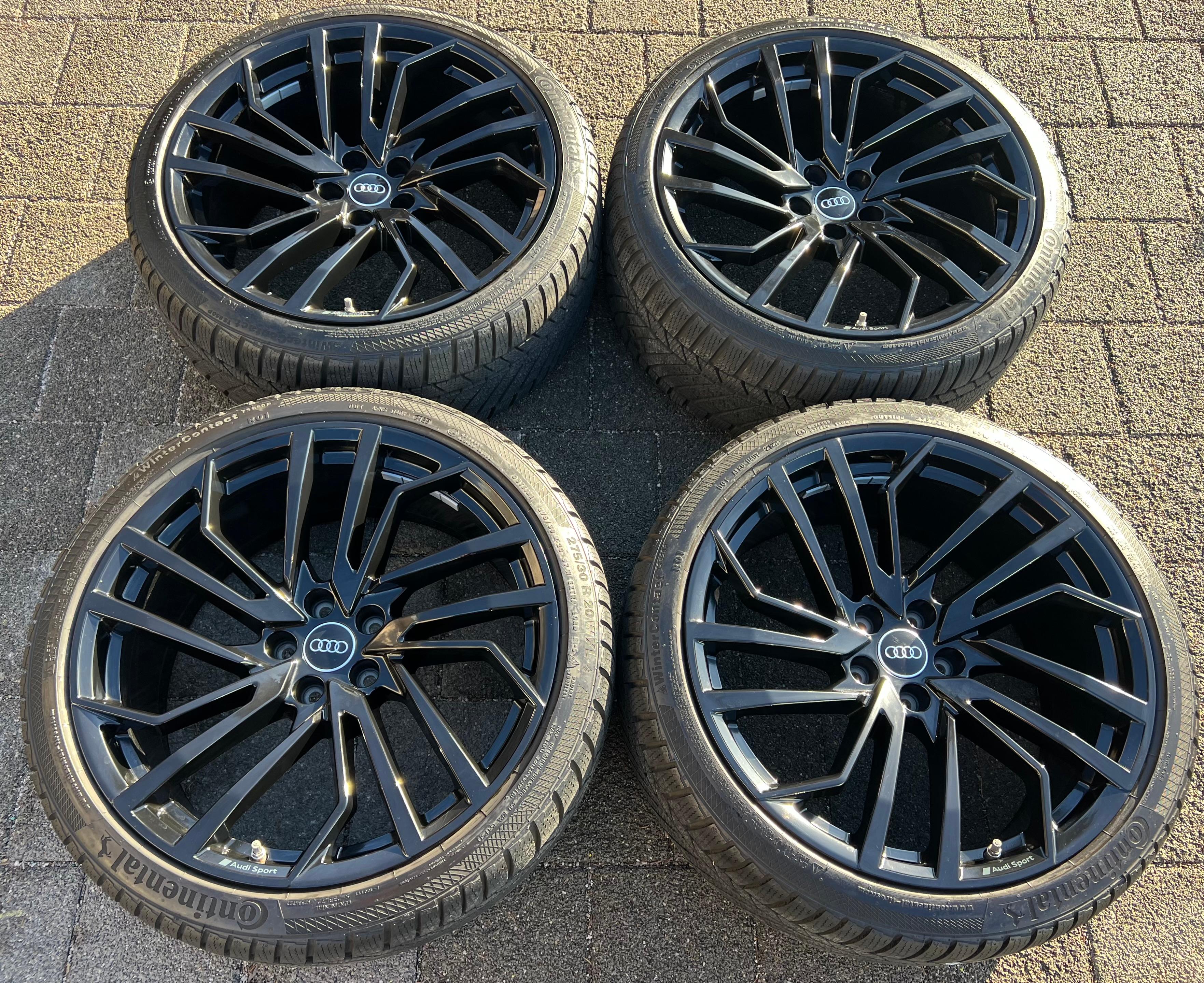 4 ORIGINAL 20" ALU WINTERRÄDER AUDI RS4 RS5 8W 275/30R20 97W 8W0601025FE FREIHAUS