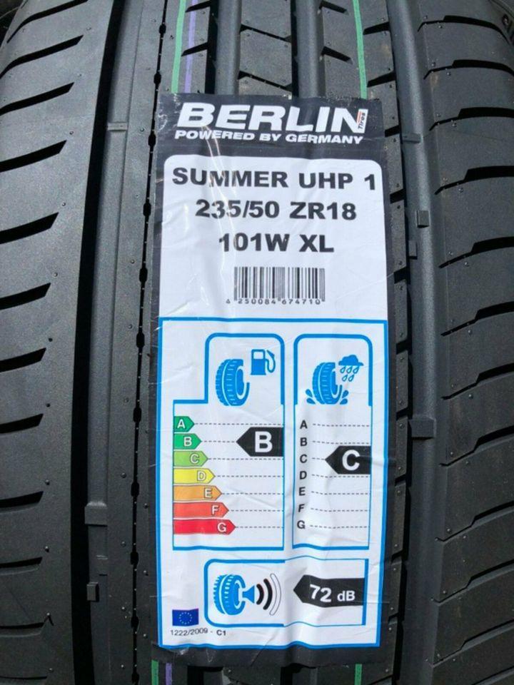 4 X 235/50R18 101W BERLIN TIRES SUMMER UHP1 NEUMÁTICOS DE VERANO NUEVOS