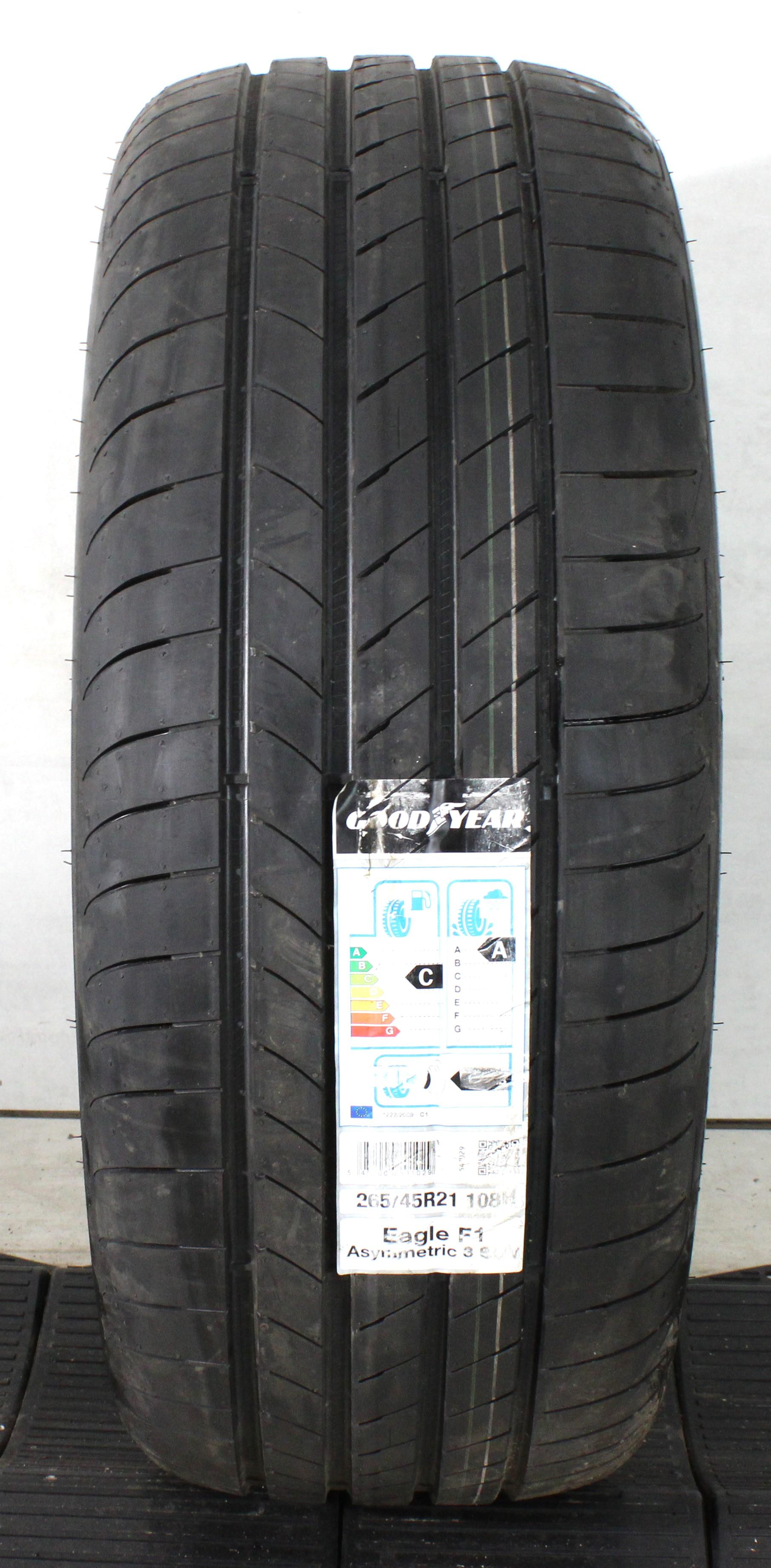 1 x 265/45R21 108H Sommerreifen Goodyear Eagle F1 Asymmetric 3 AO NEU 2018