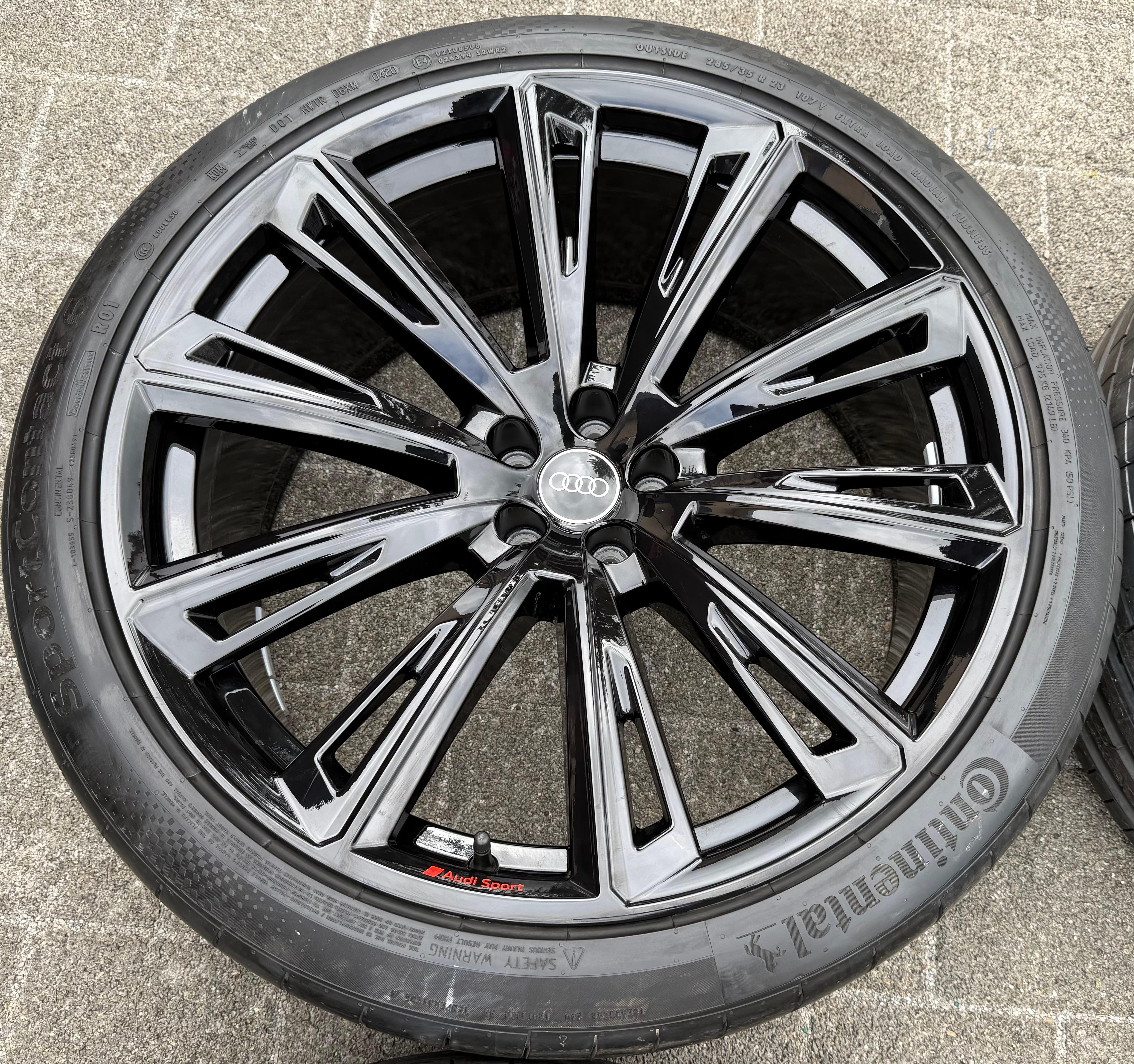 4 Original 23" Alu Sommerräder Audi Q8 SQ8 4M 285/35R23 107Y 4M8601025R Continental