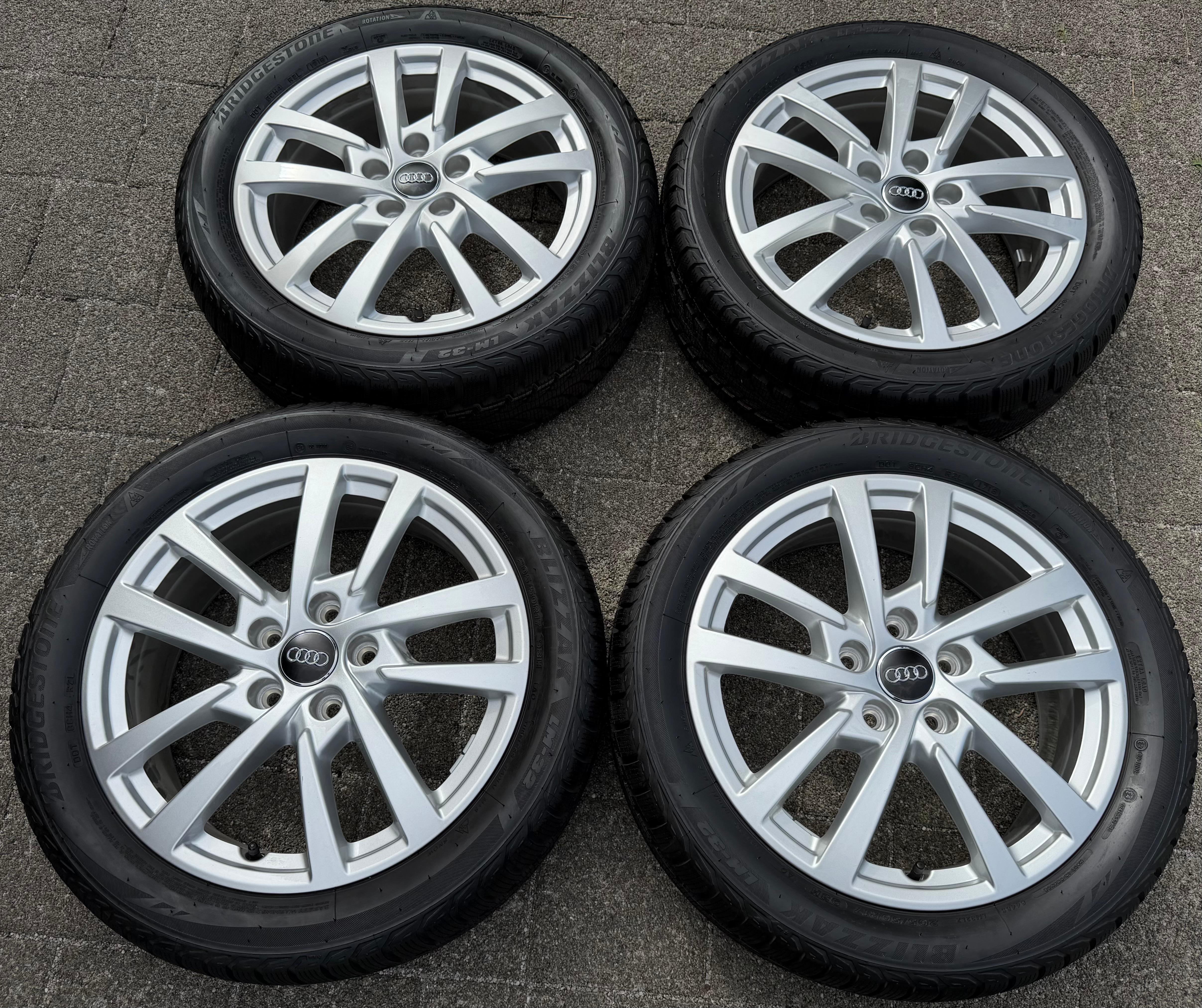 4 Original 17" Alu Winterräder Audi A3 S3 8V 8V0601025DH 205/50R17 93H Bridgestone
