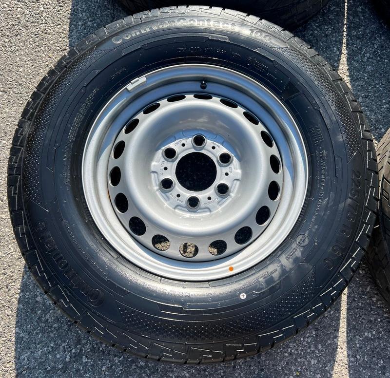 4 SOMMERRÄDER MERCEDES SPRINTER W907 225/75R16C 121/120R CONTINENTAL 2025 RDKS