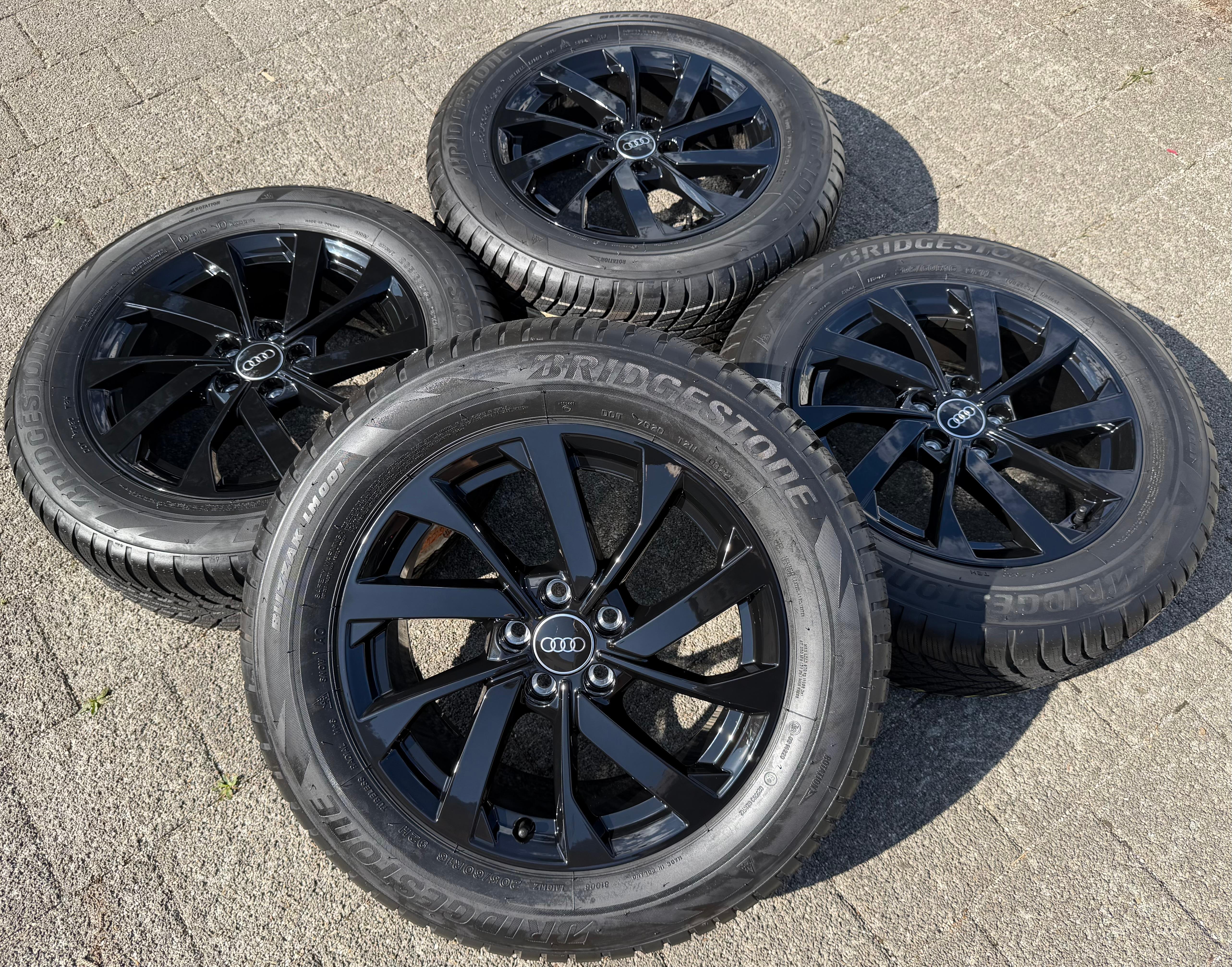 4 llantas de aluminio originales de invierno para Audi A1 Allstreet City Carver GBH 82B071496 Bridgestone 2022
