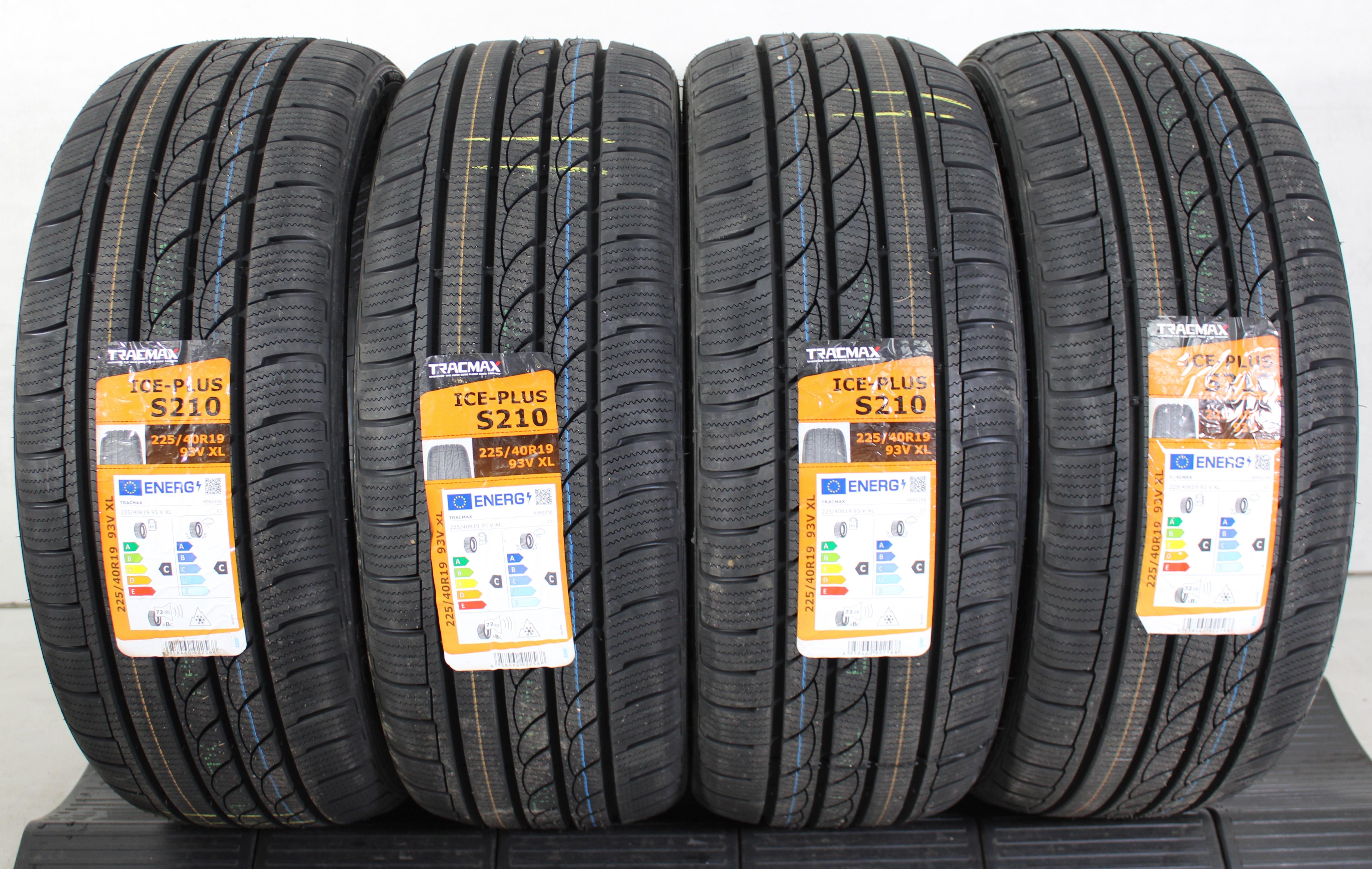 4 x 225/40R19 93V Winterreifen Tracmax Ice-Plus S210 2024 XL NEU Freihaus