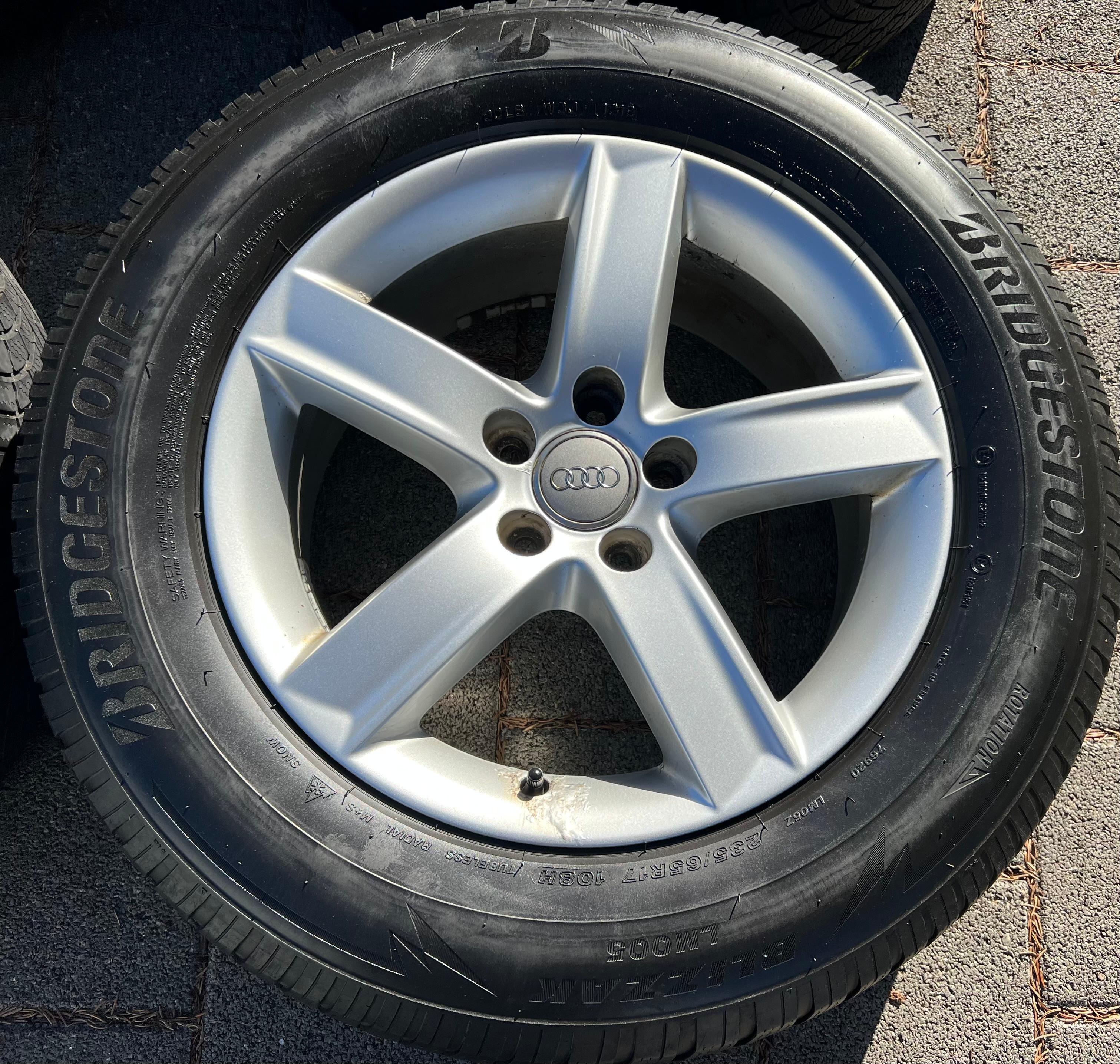 4 ORIGINAL 17" ALUFELGEN AUDI Q5 8R 8R0071497 FELGEN 7x17 ET37  TOP