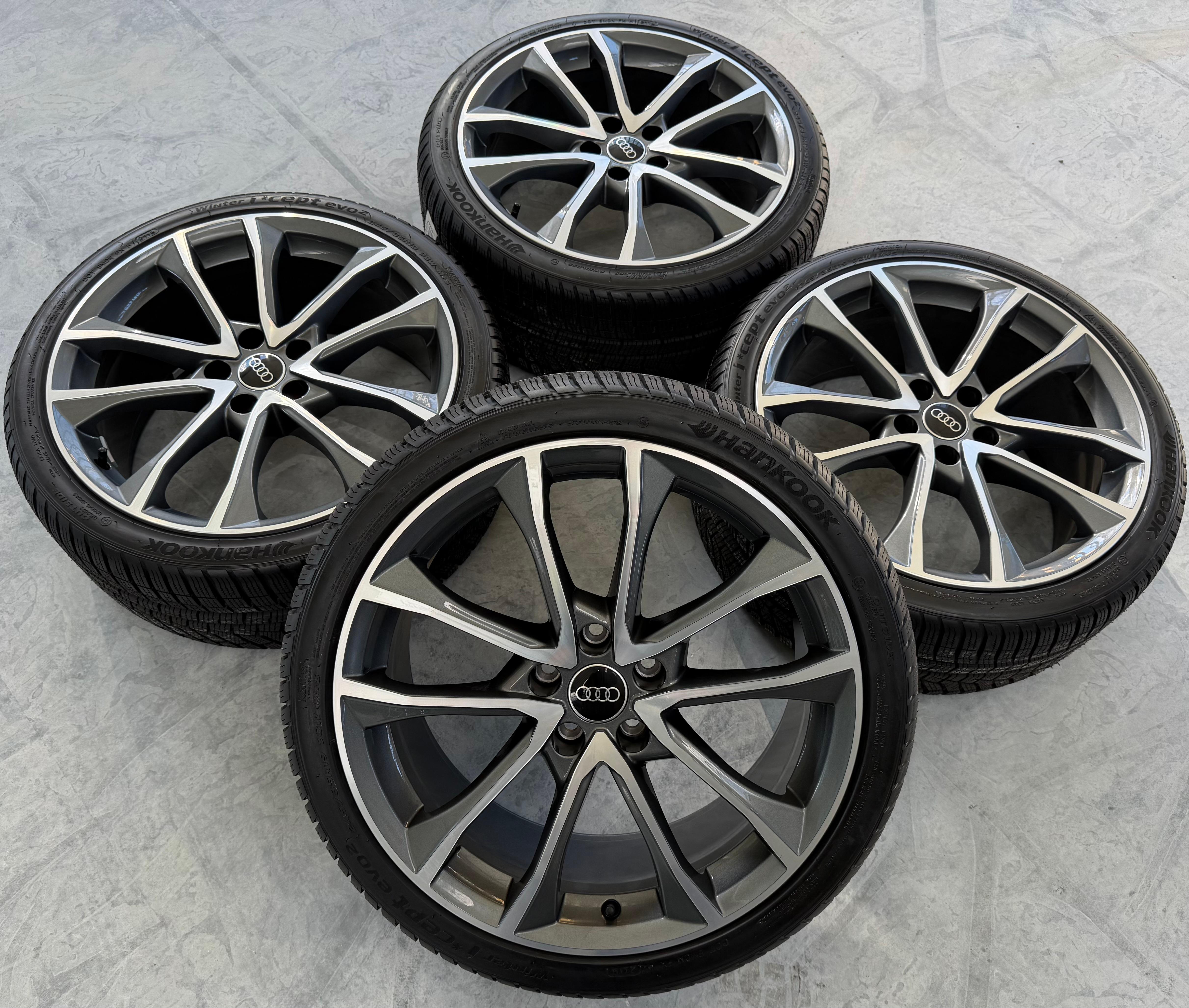 4 Original 19" Alu Winterräder Audi A4 S4 8W B9 8W0601025BF 245/35R19 93W Hankook