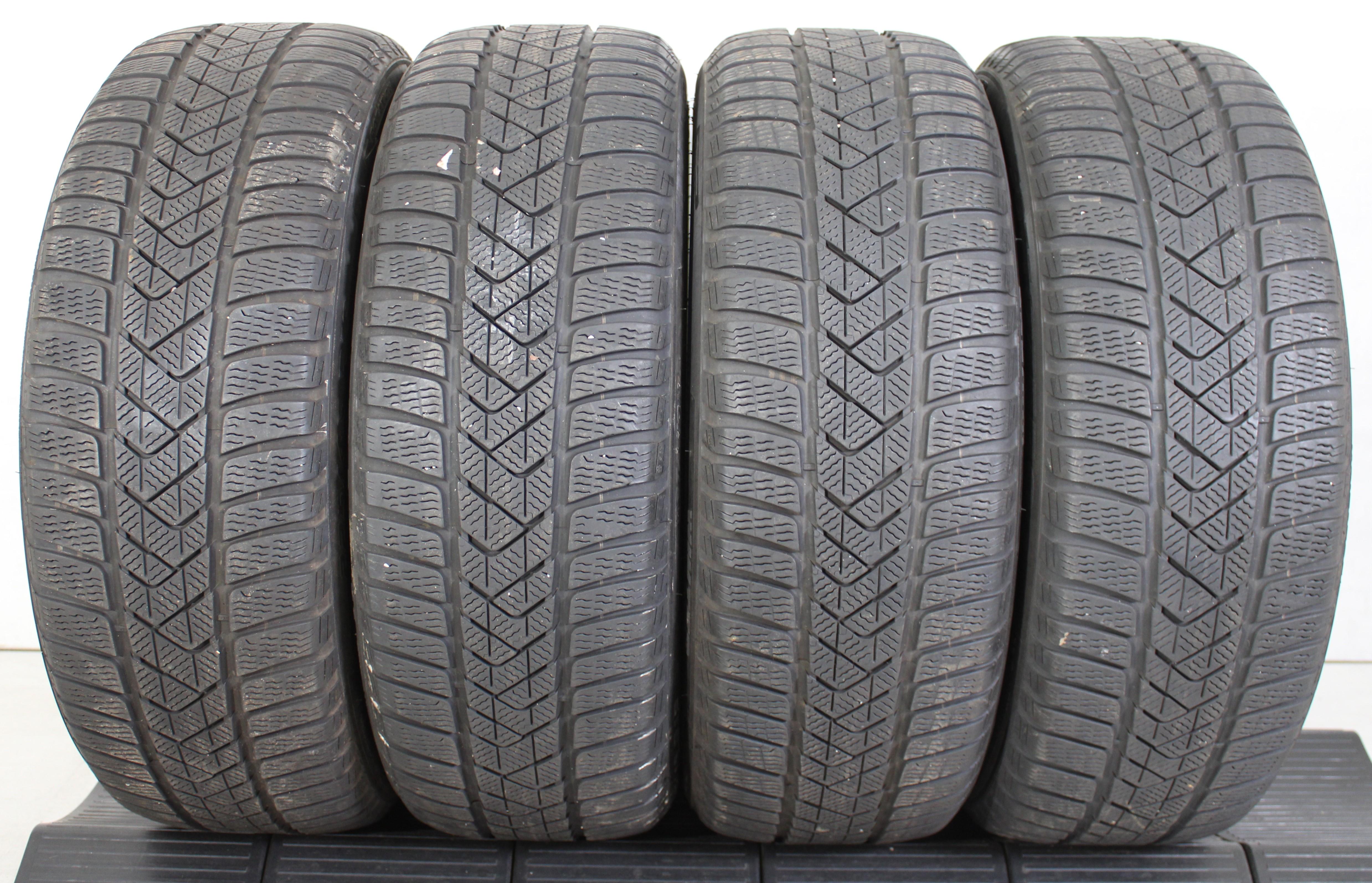 4 x 225/45R19 96V Winterreifen Pirelli Sottozero 3 Runflat 6mm 1x2018/3x2019 *