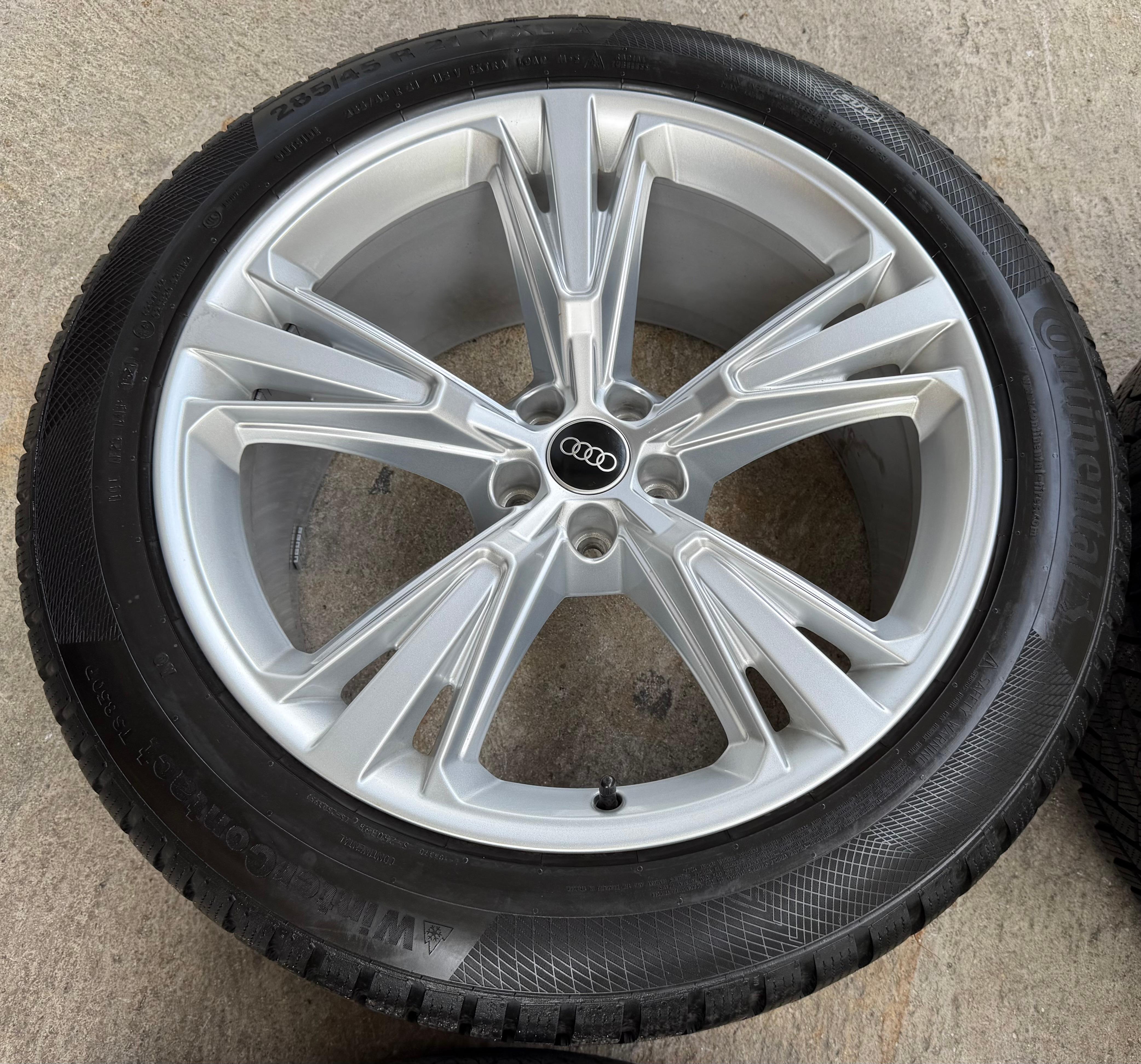 4 Original 21" Alu Winterräder Audi Q8 SQ8 4M 4M8601025H 285/45R21 113V Continental