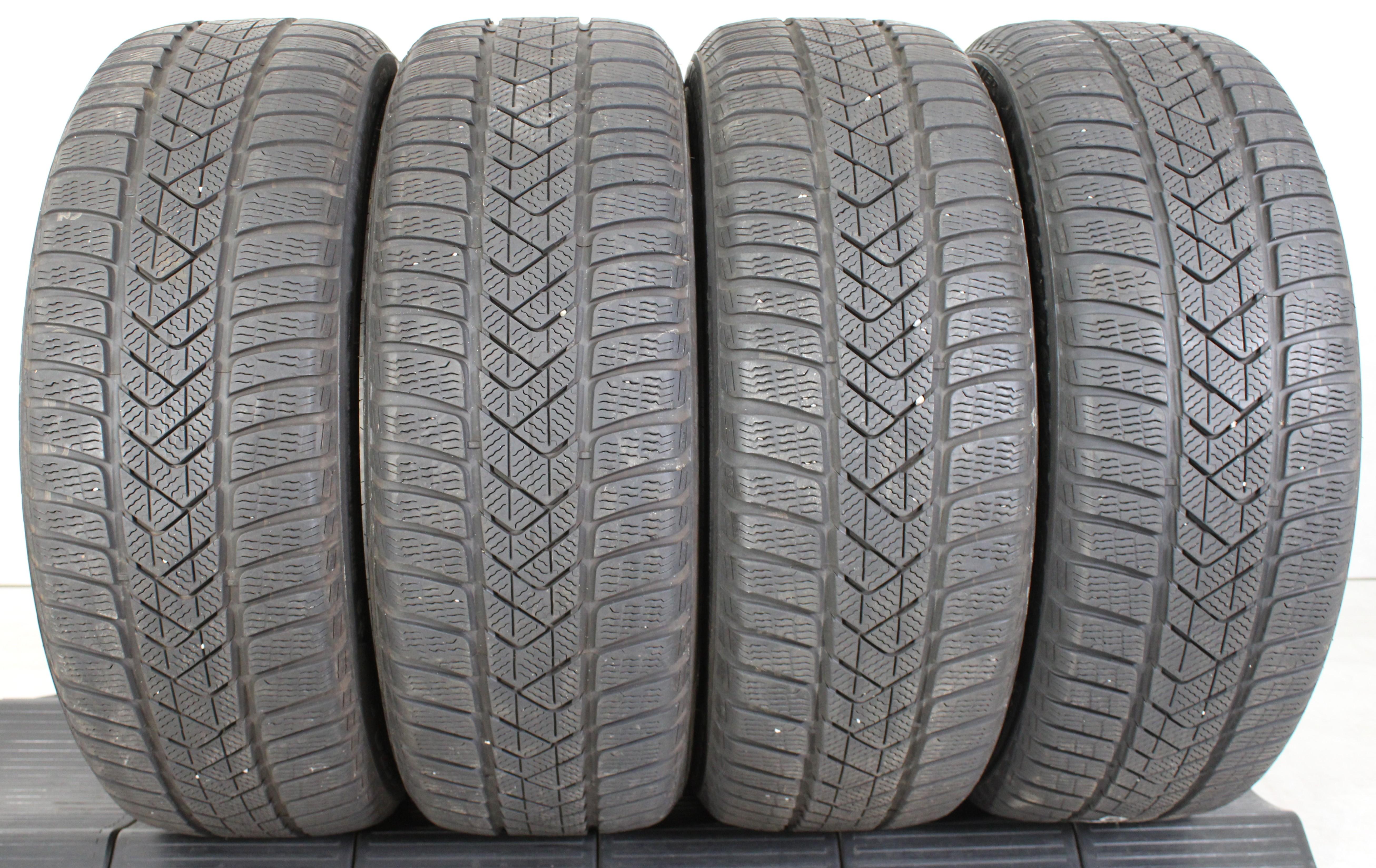 4 x 225/45R19 96V Winterreifen Pirelli Sottozero 3 Runflat 6-6,5mm 1x2019/3x2020 *