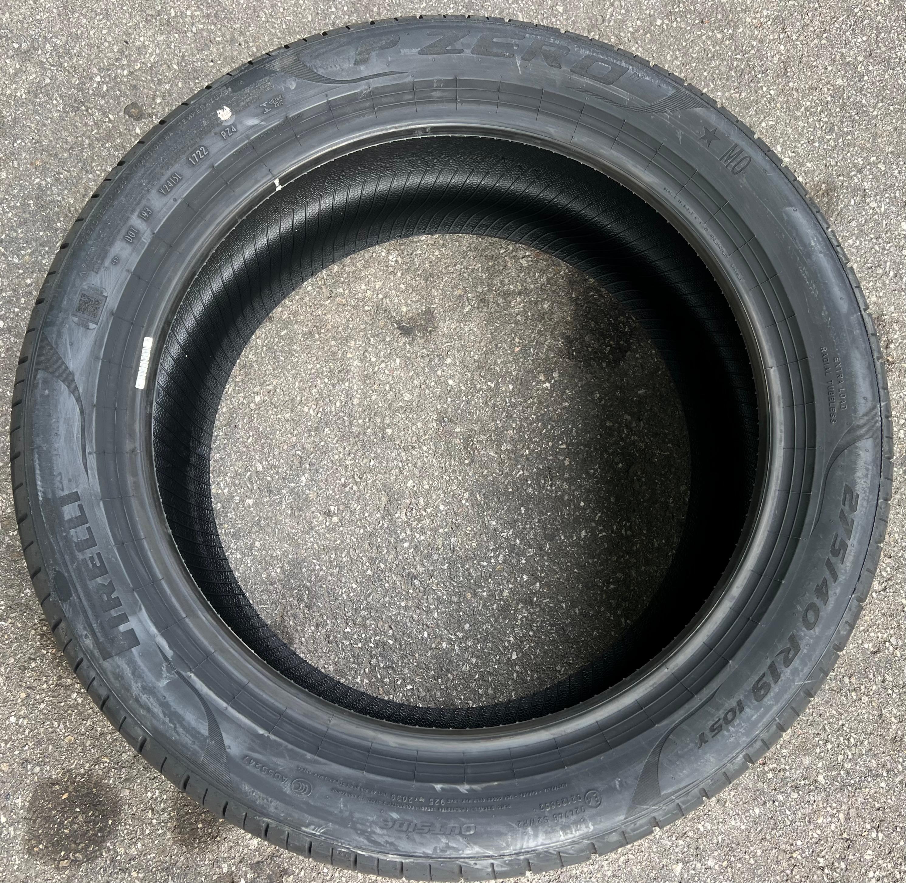 2 x 275/40R19 105Y Zomerbanden Pirelli Pzero PZ4 2022 NIEUW Gratis verzending