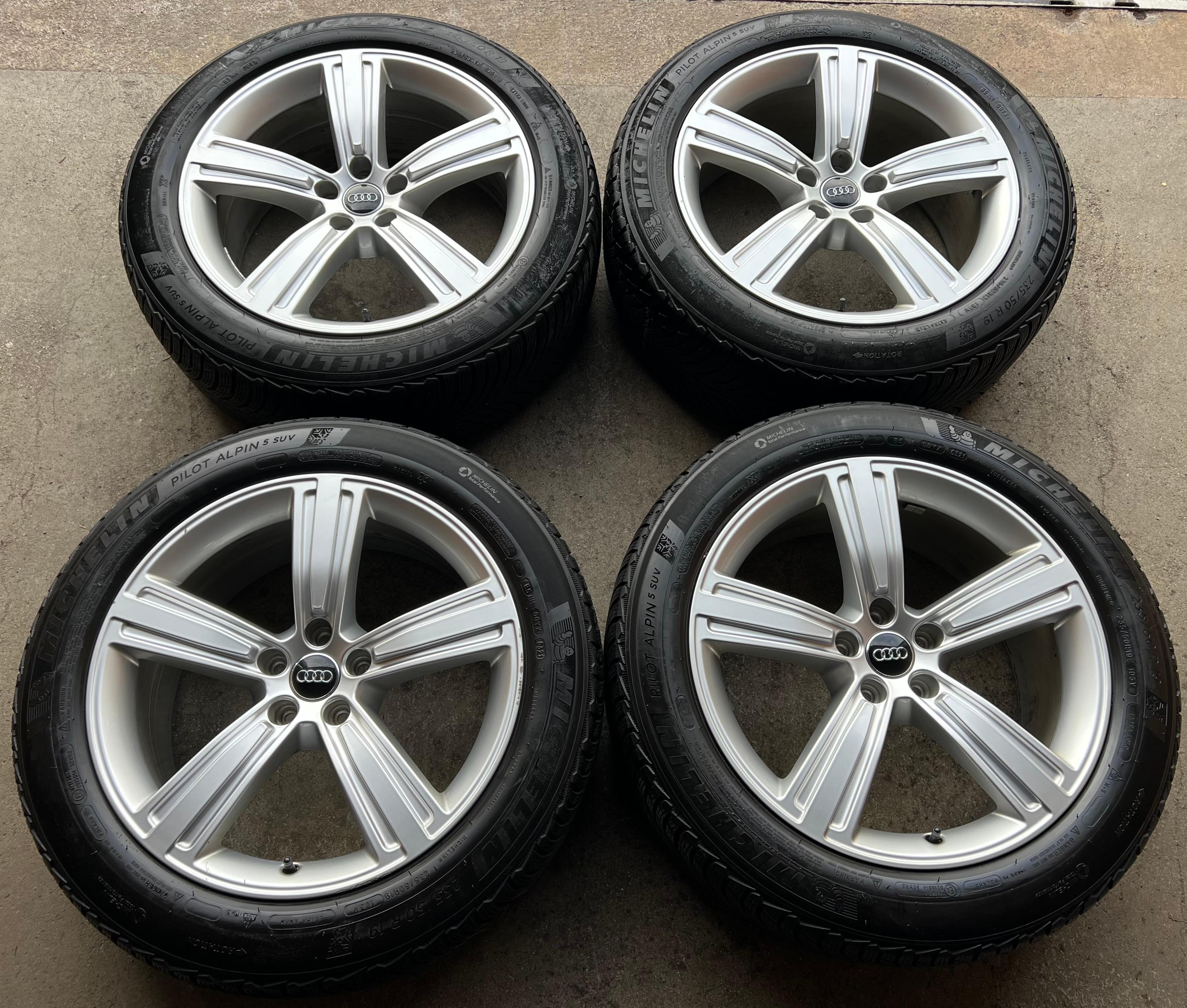 4 ORIGINAL 19" ALU WINTERRÄDER AUDI A8 4N 235/50R19 103V MICHELIN