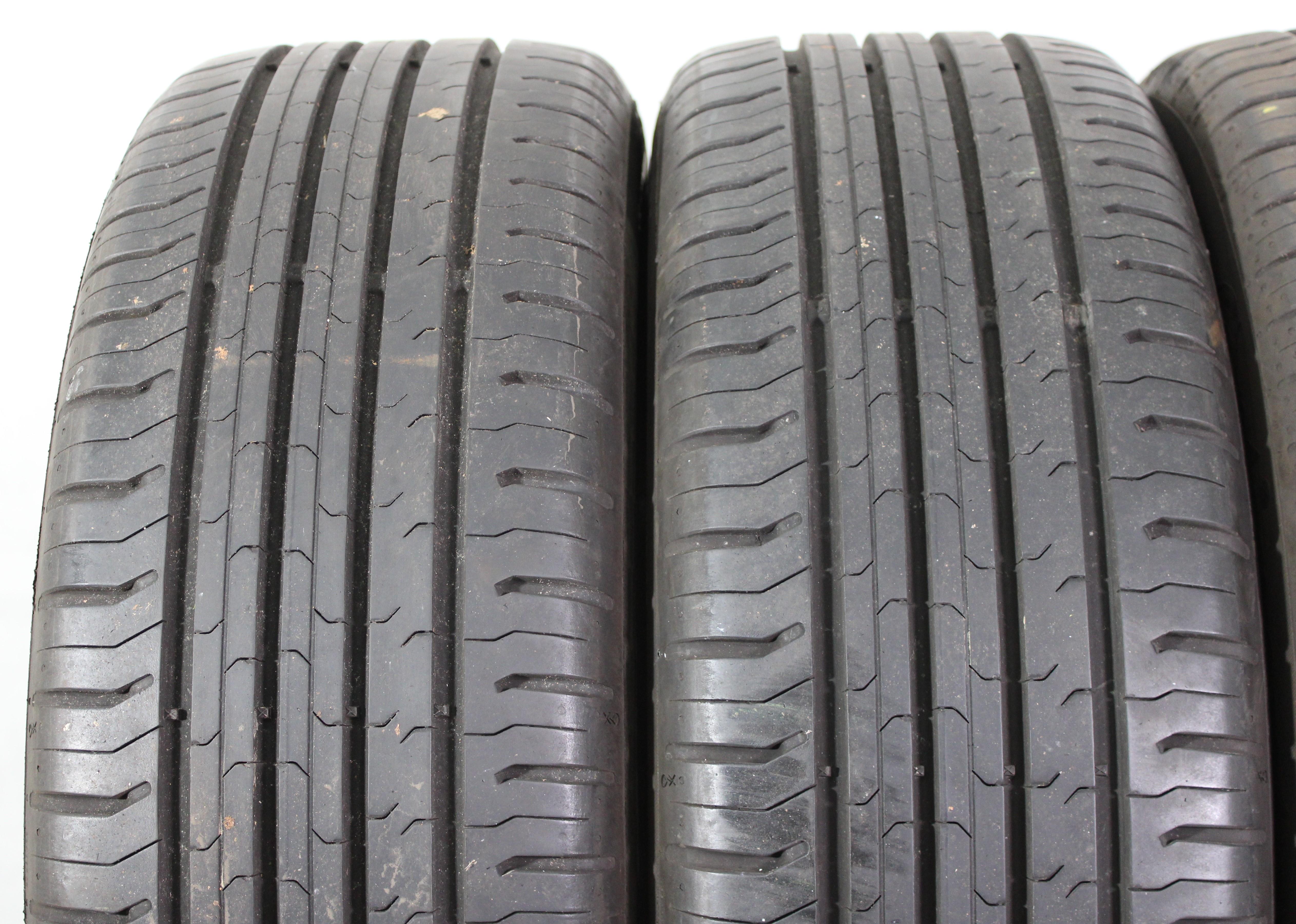 4 x 205/55R17 95V Sommerreifen Continental Eco Contact 5 1x5,5mm/3x6,5-7mm 3x2016/1x2022 XL