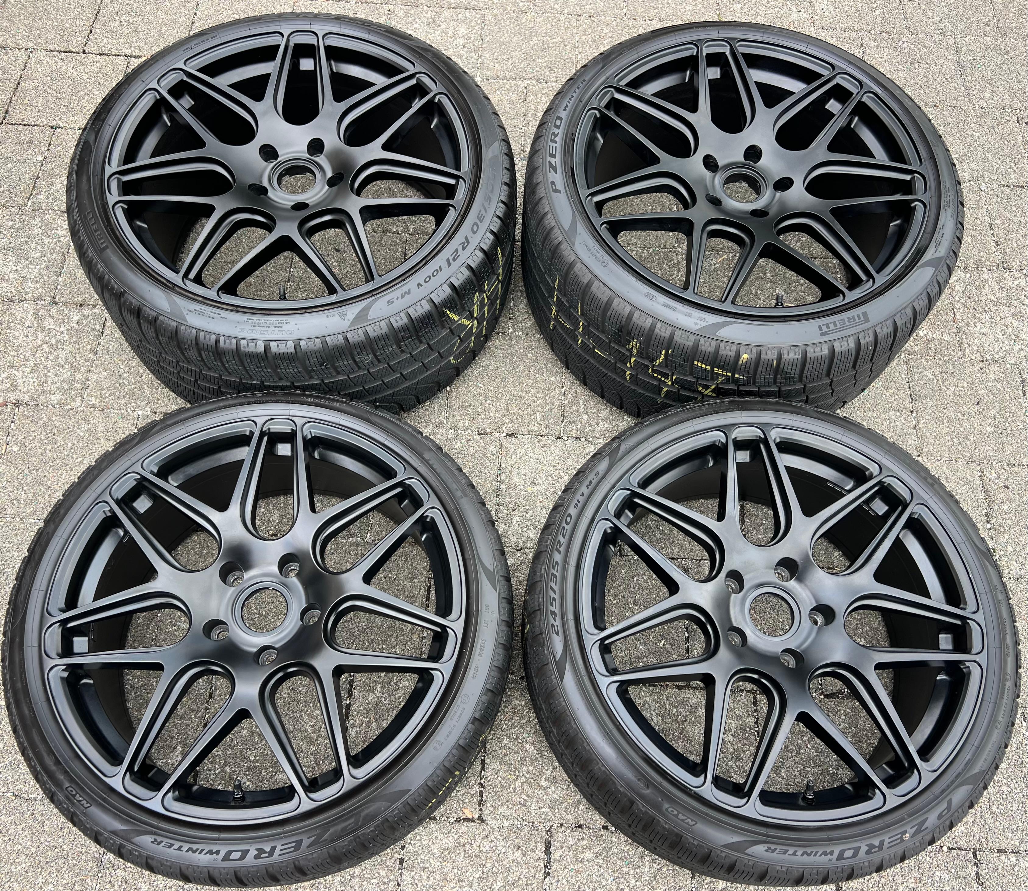 4 lichtmetalen 20" 21" winterwielen PORSCHE 911 992 245/35R20 91V 305/30R21 100V TPMS TOP