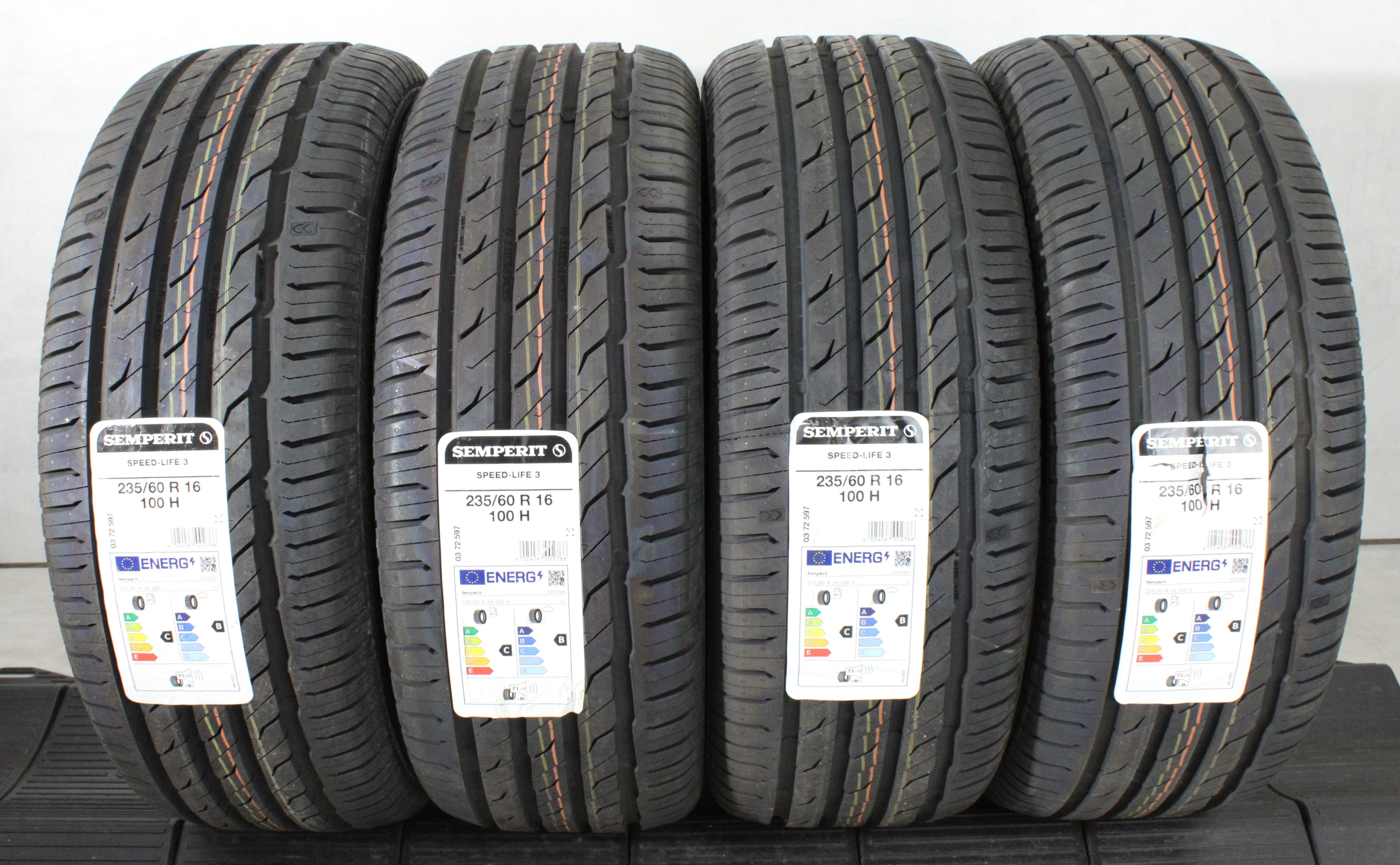 4 neumáticos de verano Semperit Speed-Life 3 2022, nuevos, 235/60R16 100H