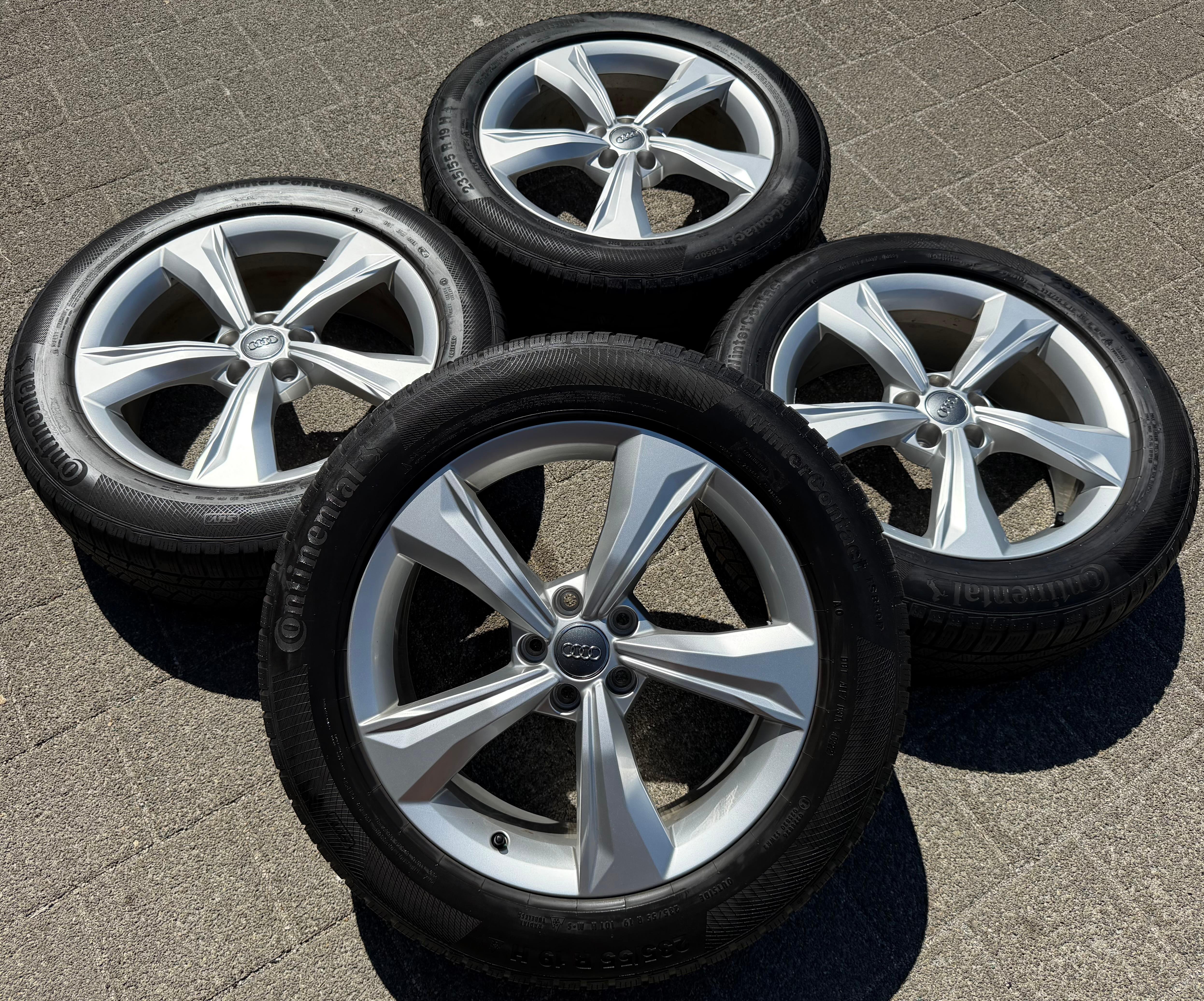 4 ORIGINAL 19" ALUFELGEN AUDI Q5 FY 80A601025K 7x19 ET34 S-LINE FREIHAUS