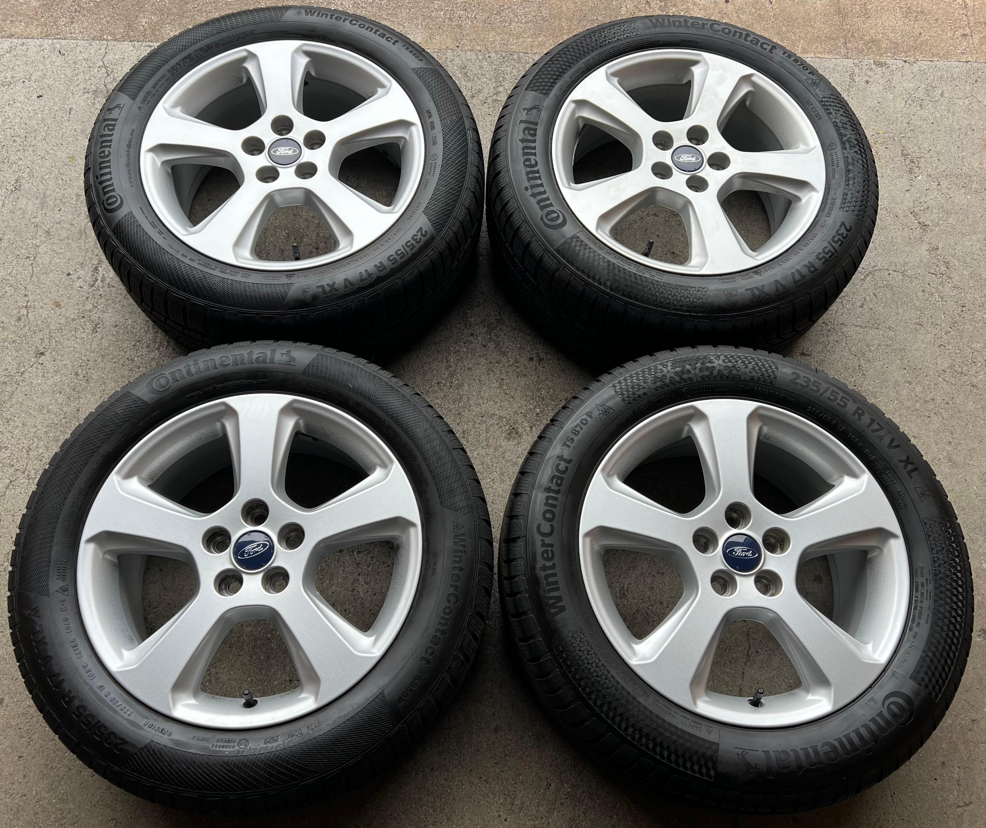 4 CERCHI IN LEGA ORIGINALI DA 17" FORD GALAXY III S-MAX II WA6 EM2C-1007-K1A RDKS