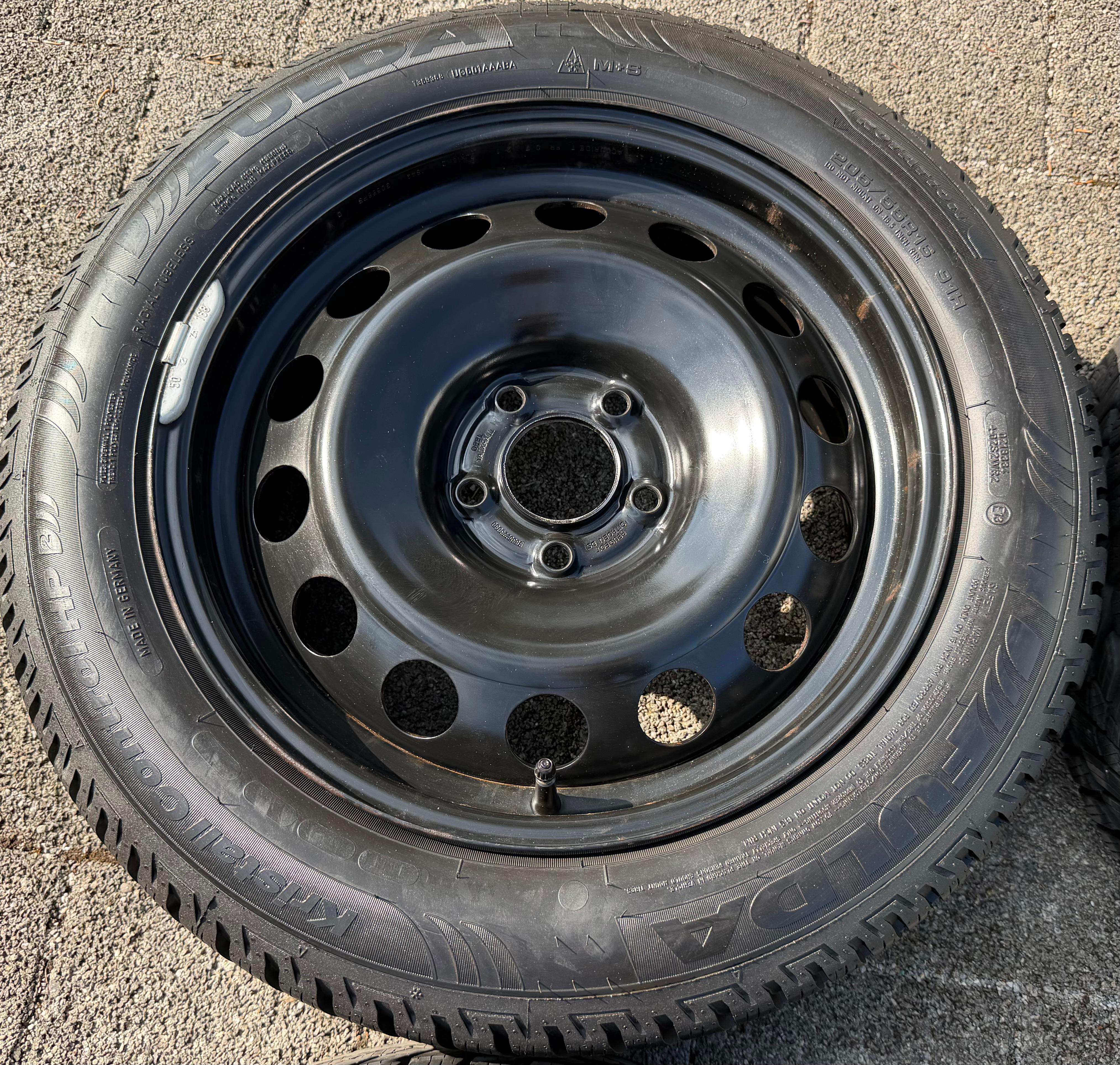 4 Original Winterräder Opel Astra L 205/55R16 91H Fulda 7x16 ET44