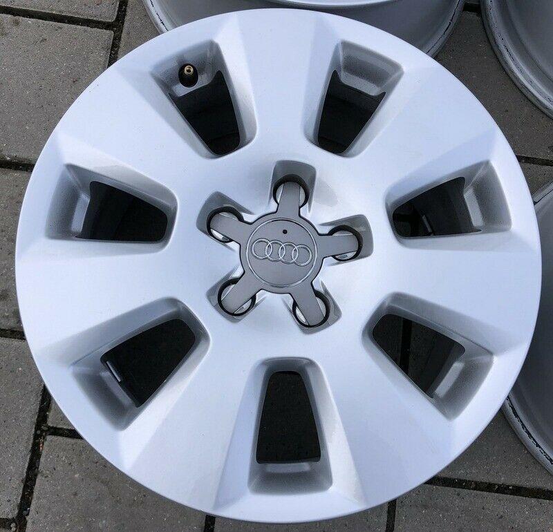 4 RUOTE ORIGINALI IN ALLUMINIO DA 16 POLLICI AUDI A6 4G 4G0601025 7,5x16 ET37