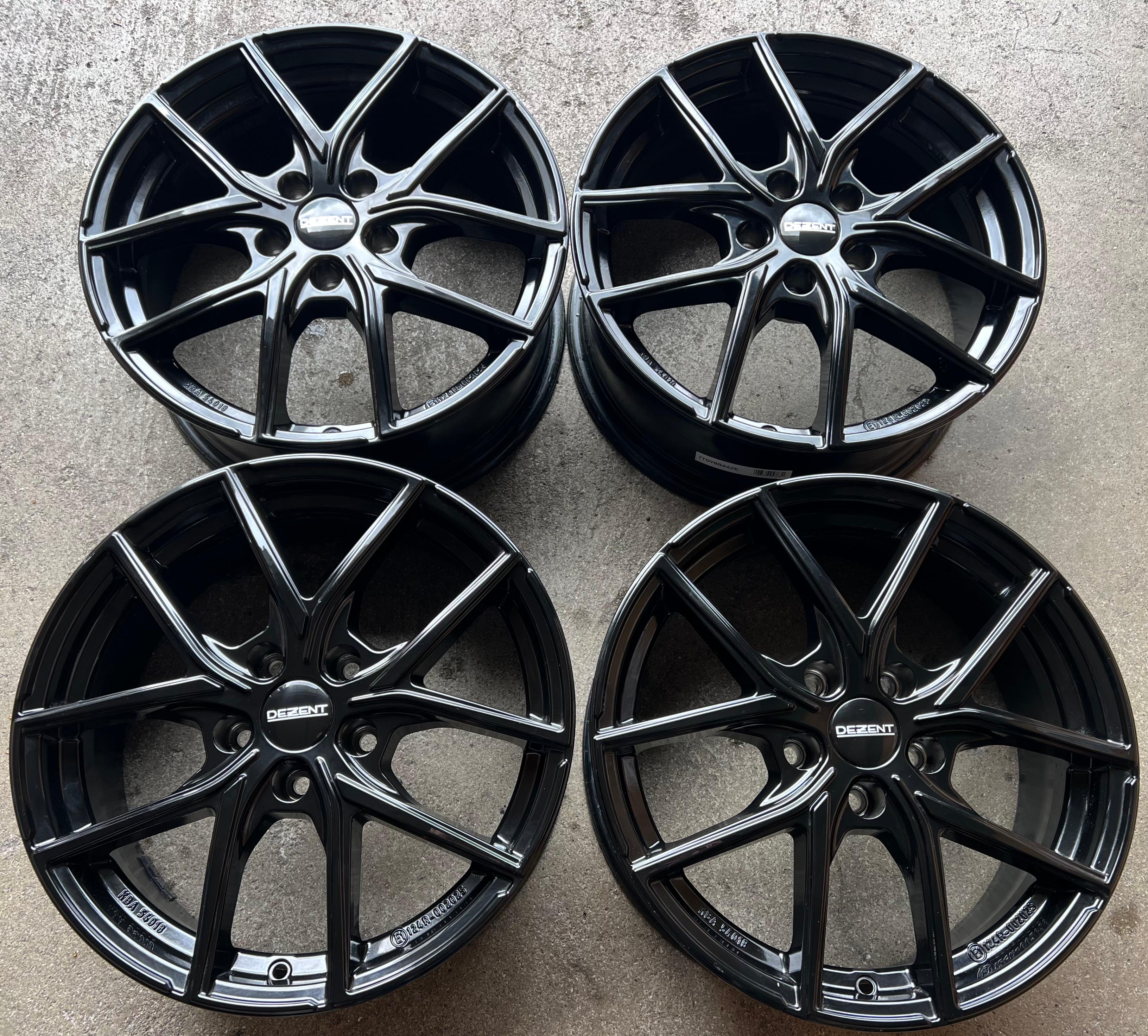 4 DEZENT 17" ALUFELGEN FELGEN AUDI A4 8K B8 A5 8T A6 F2 C8 7x17 ET42 5x112