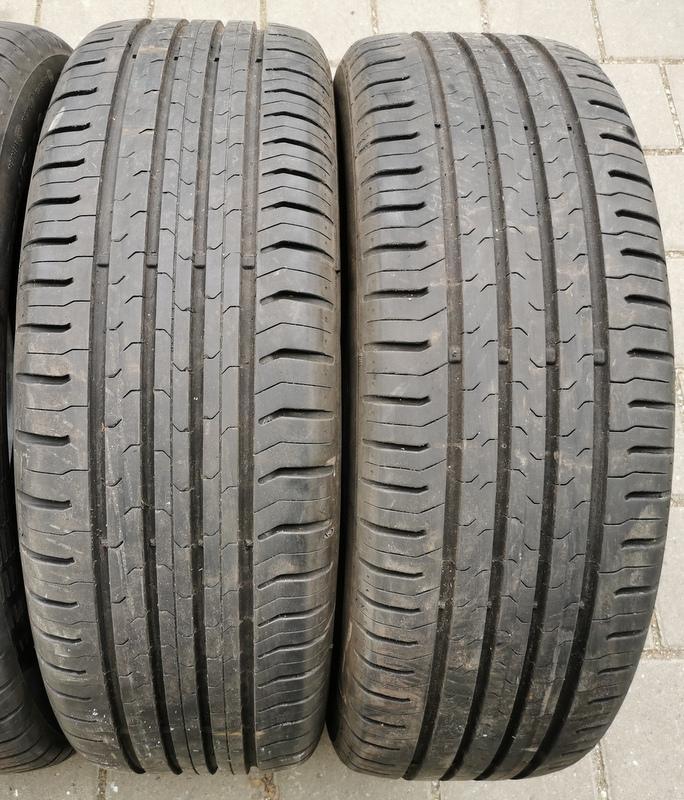 4 x 215/60R17 96H Sommerreifen Continental Eco Contact 5 2x 6,5-7mm und 2x 5-6mm 2018