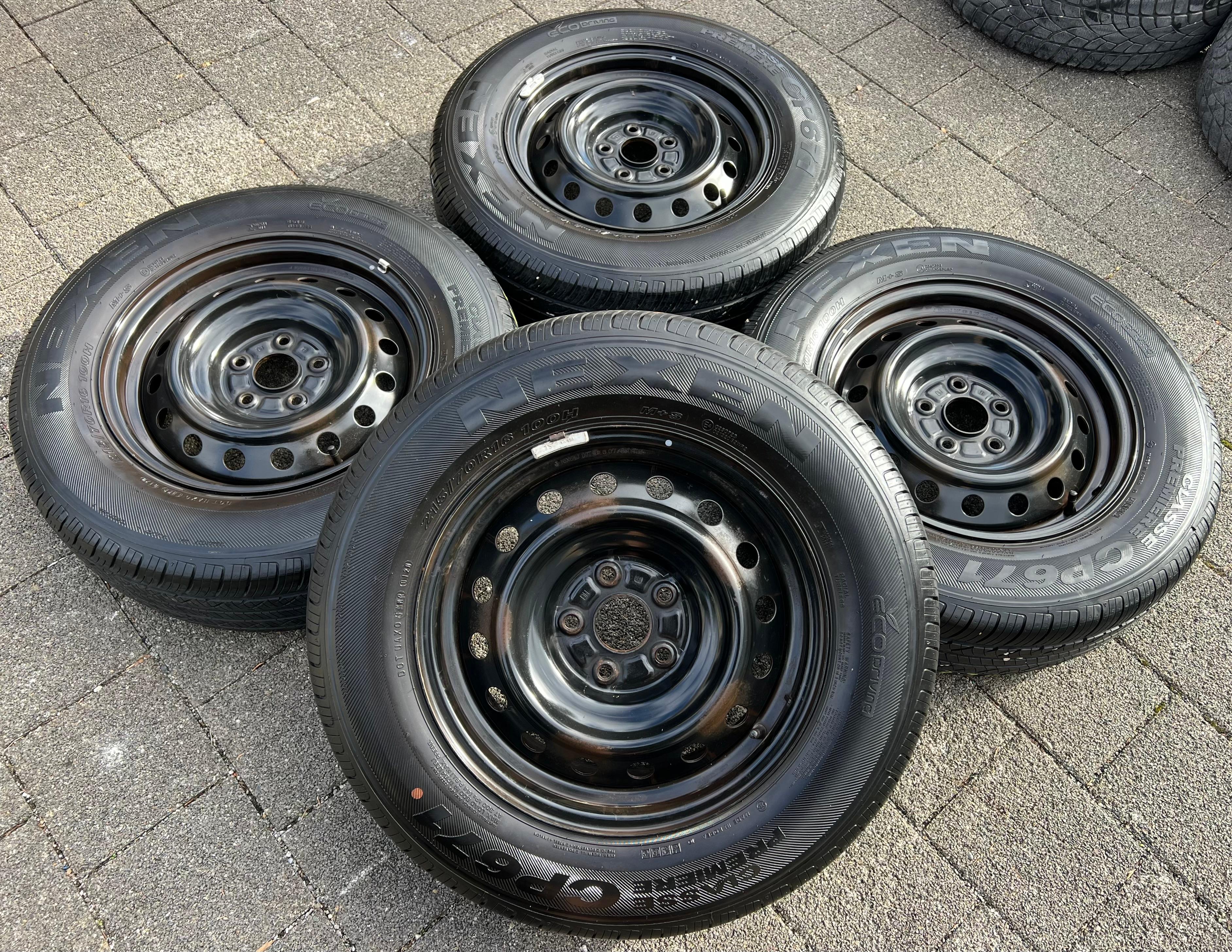 4 SOMMERRÄDER TOYOTA RAV4 III 215/70R16 100H SOMMERREIFEN FREIHAUS