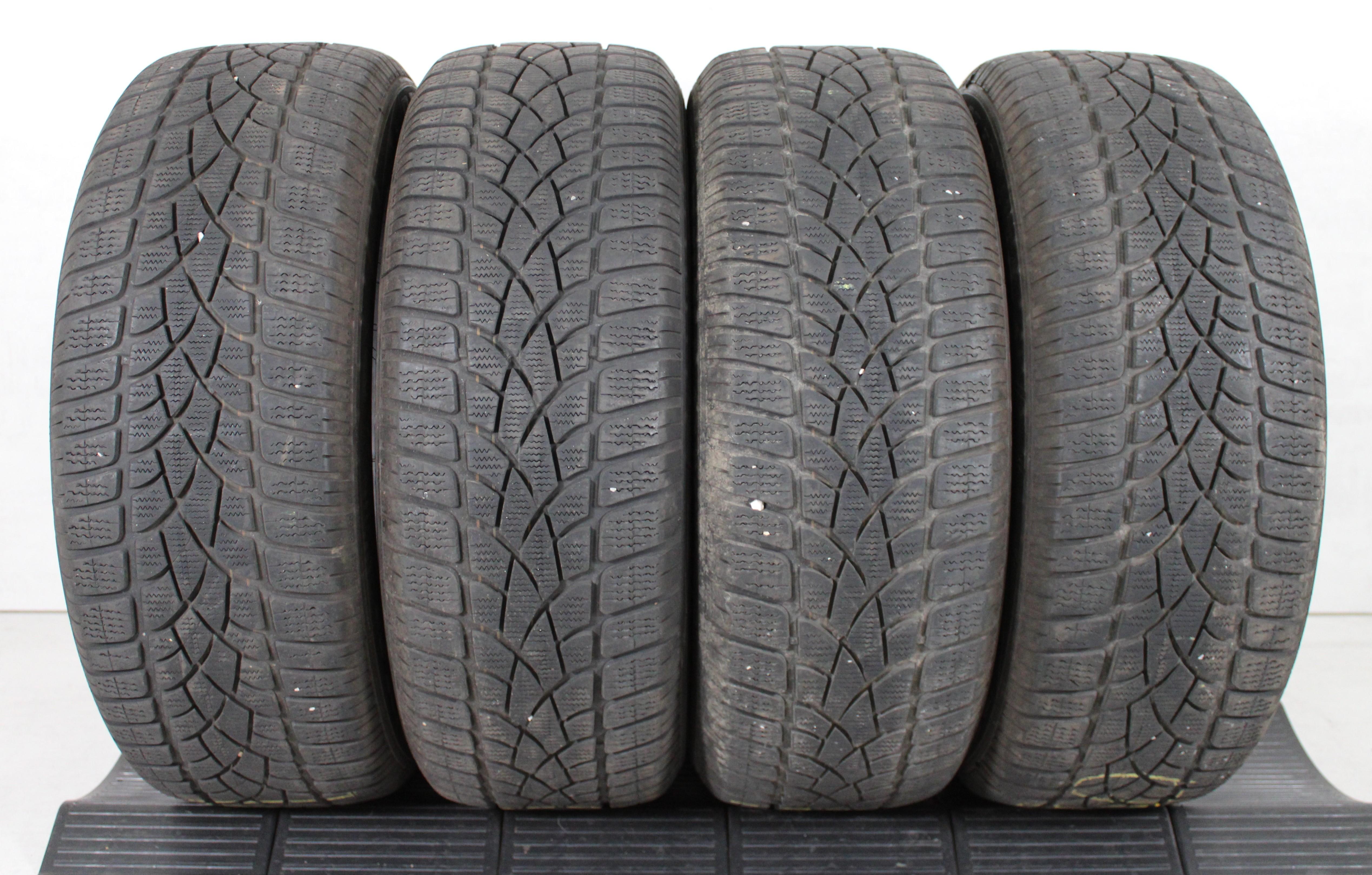 4 x 225/60R17 99H Winterreifen Dunlop SP WinterSport 3D Runflat 5-5,5mm 2013 *