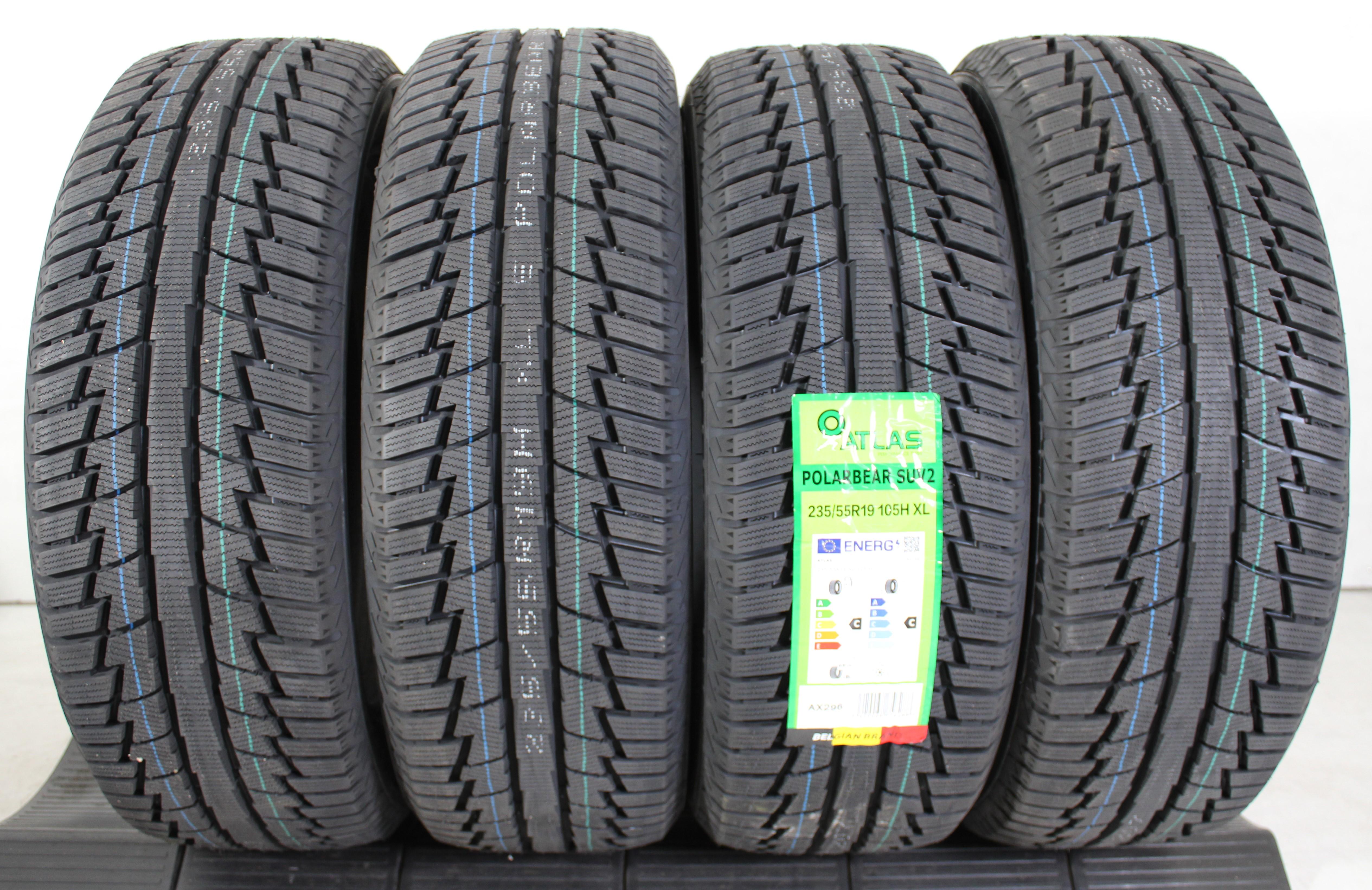 4 x 235/55R19 105H Winterreifen Atlas Polarbear SUV2 2024 XL