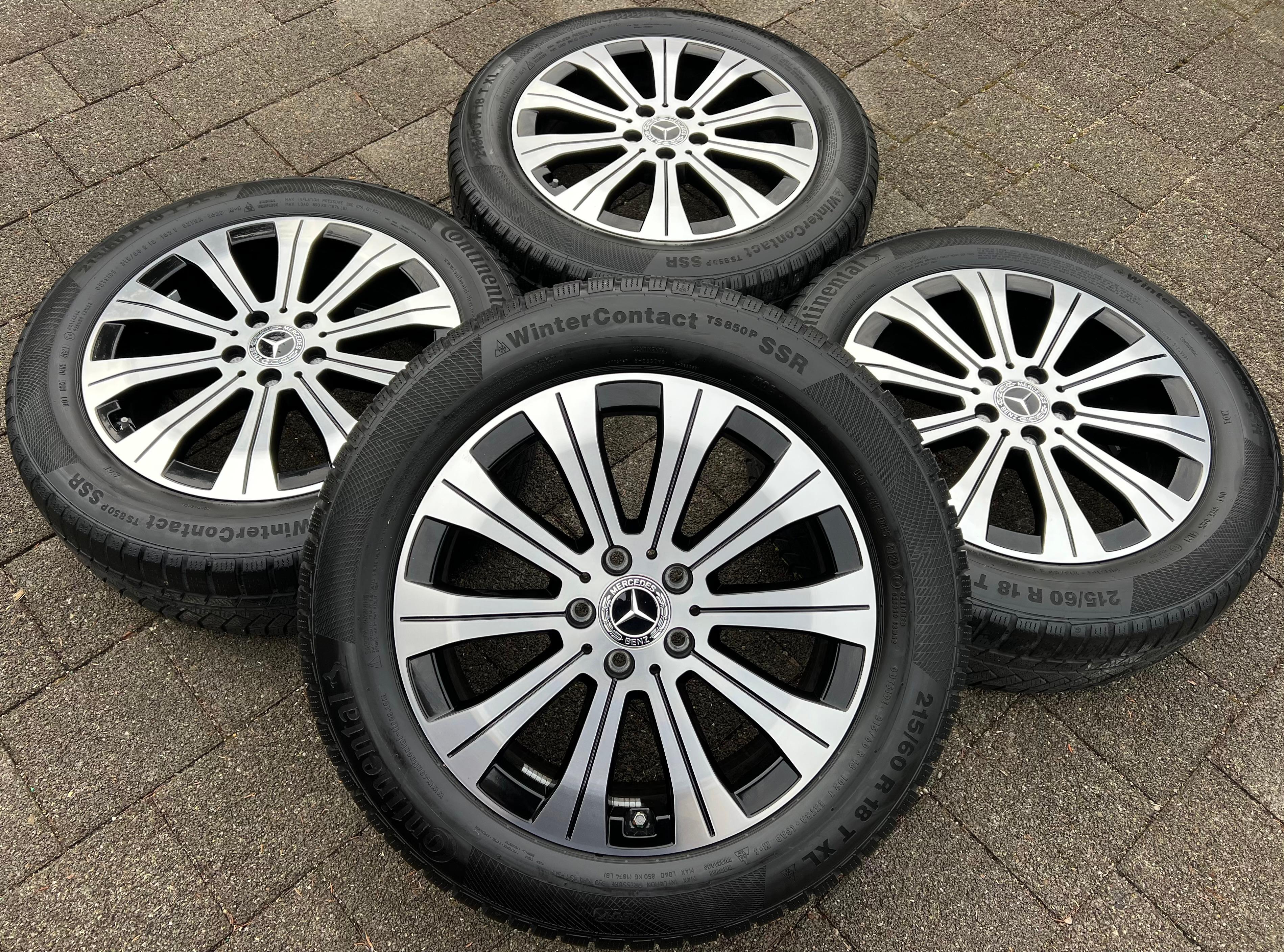 4 ORIGINAL 18" ALUFELGEN MERCEDES BENZ EQA EQB W243 A2434010000 RDKS FREIHAUS