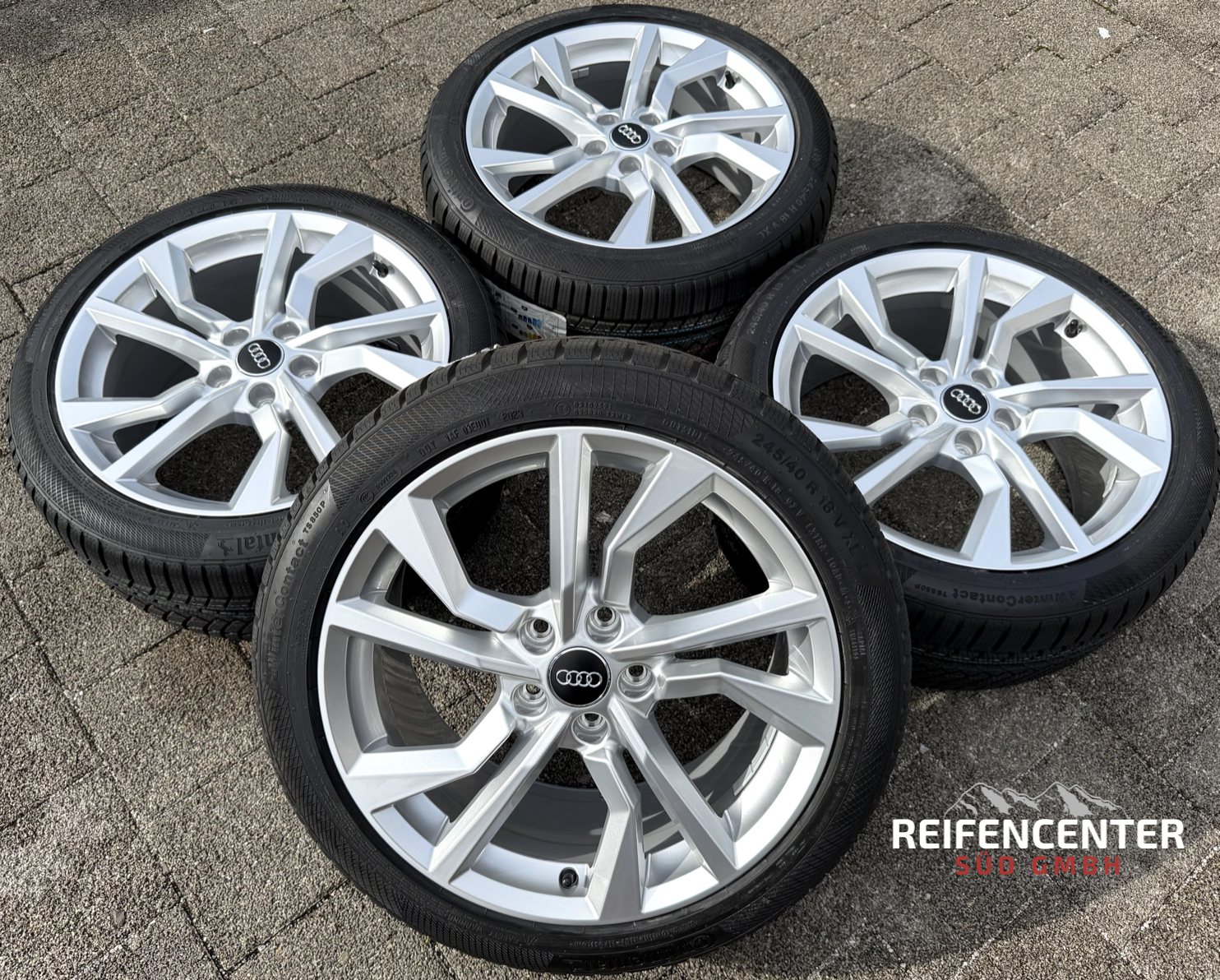 4 Original 18" Alu Winterräder Audi TT TTS 8S 8S0601025AN 245/40R18 97V Continental 2023 NEU