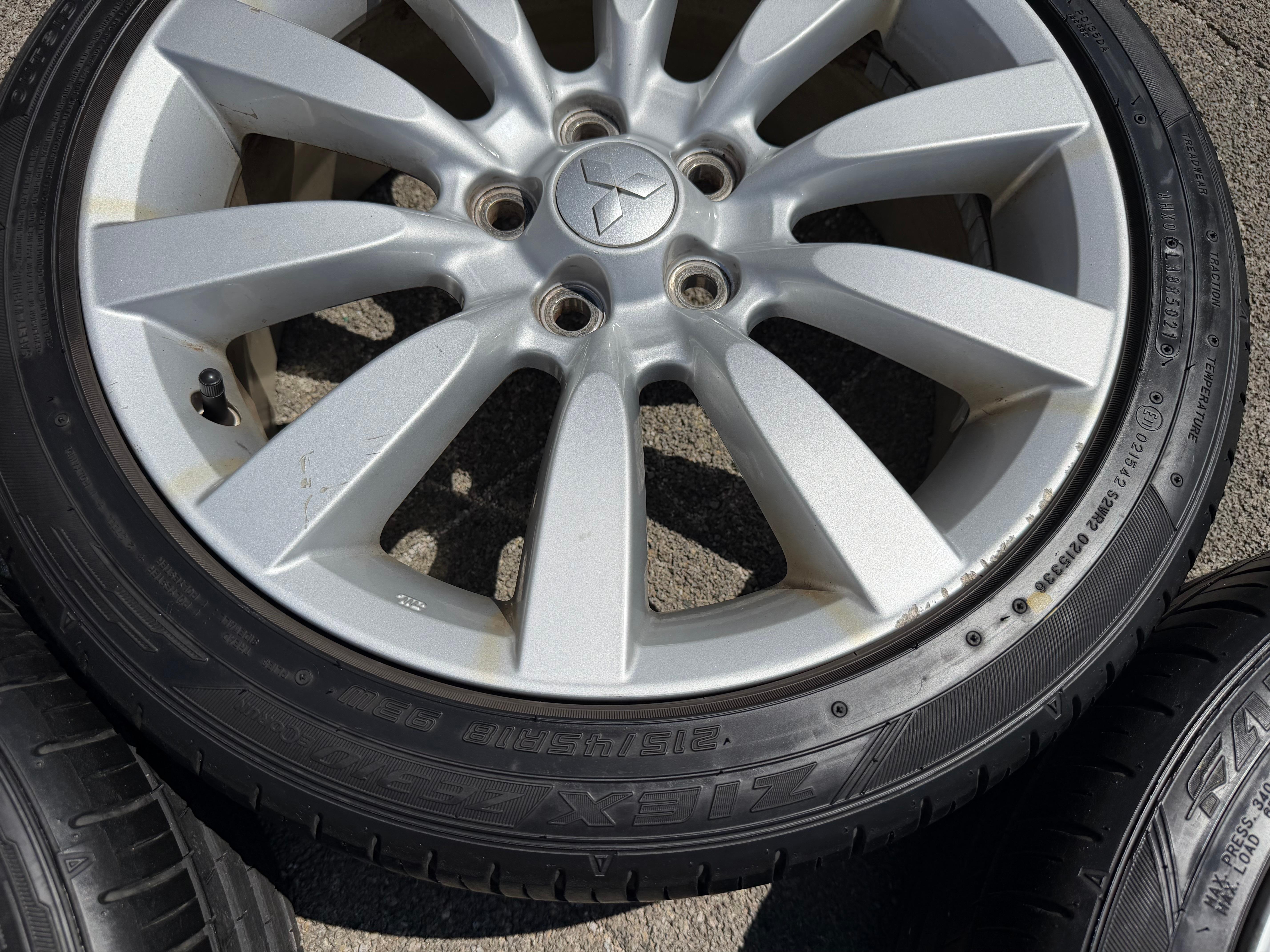 4 Original 18" Alu Sommerräder Mitsubishi Lancer CX 215/45R18 93W FALKEN