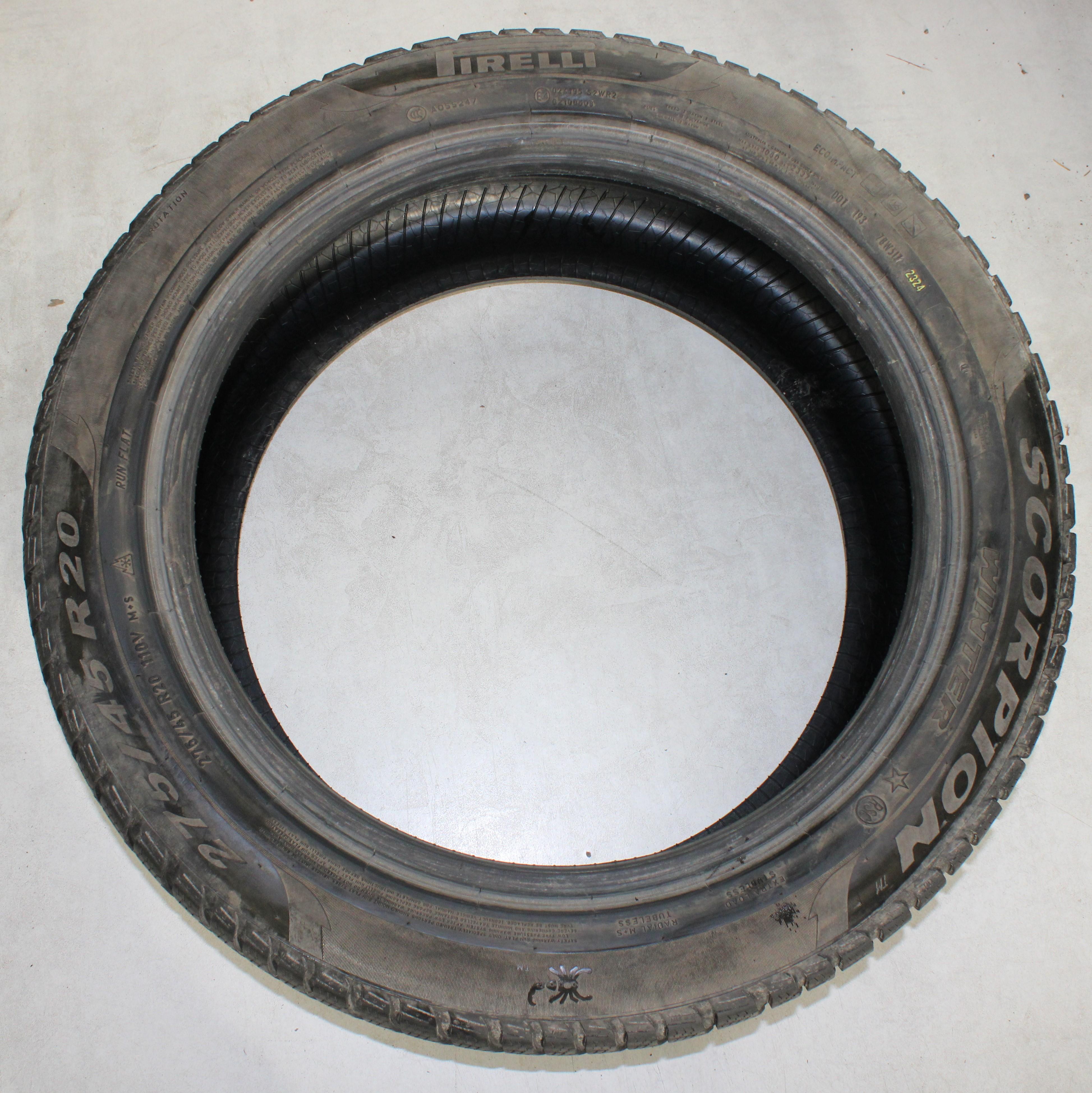 1 x 275/45R20 110V Winterreifen Pirelli Scorpion Winter Runflat 5,5mm 2024 *