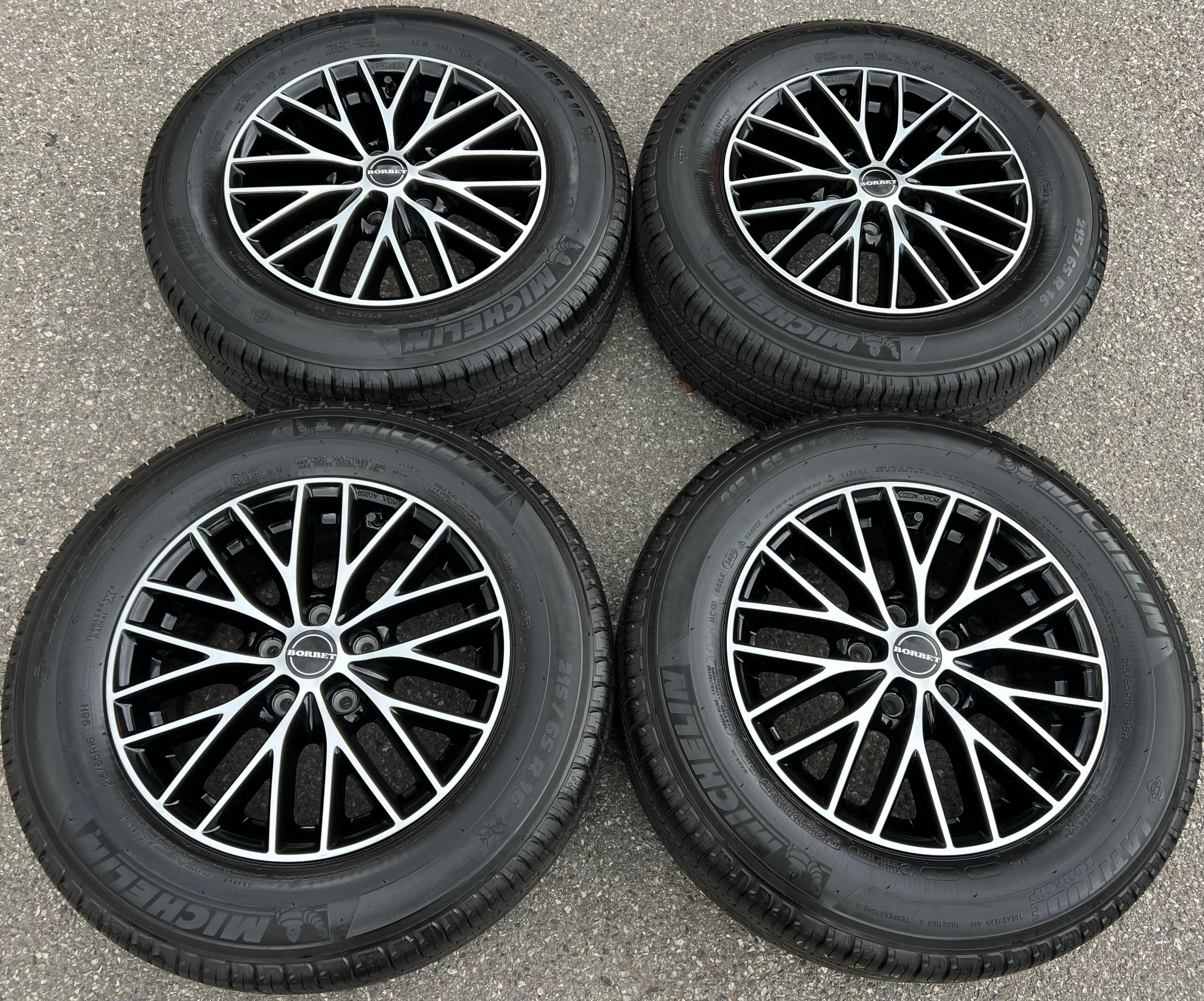 4 LLANTAS ALUMINIO 16" VERANO DACIA DUSTER SR 215/65R16 98H MICHELIN 2020 RDKS ENTREGA GRATUITA