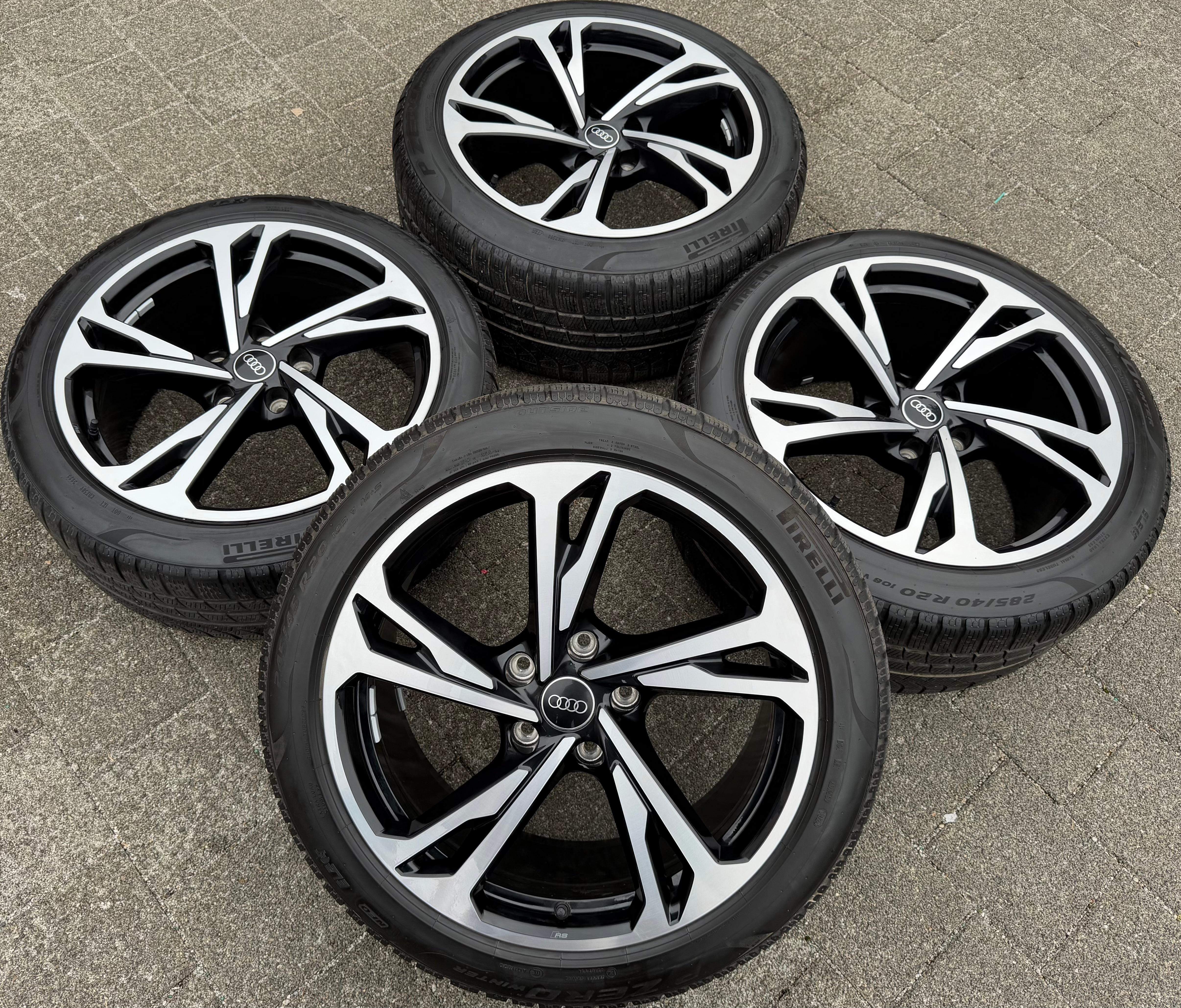 4 ORIGINAL 20" ALUFELGEN AUDI E-TRON GT RS 4J3601025AL 4J3601025AM TOP FREIHAUS