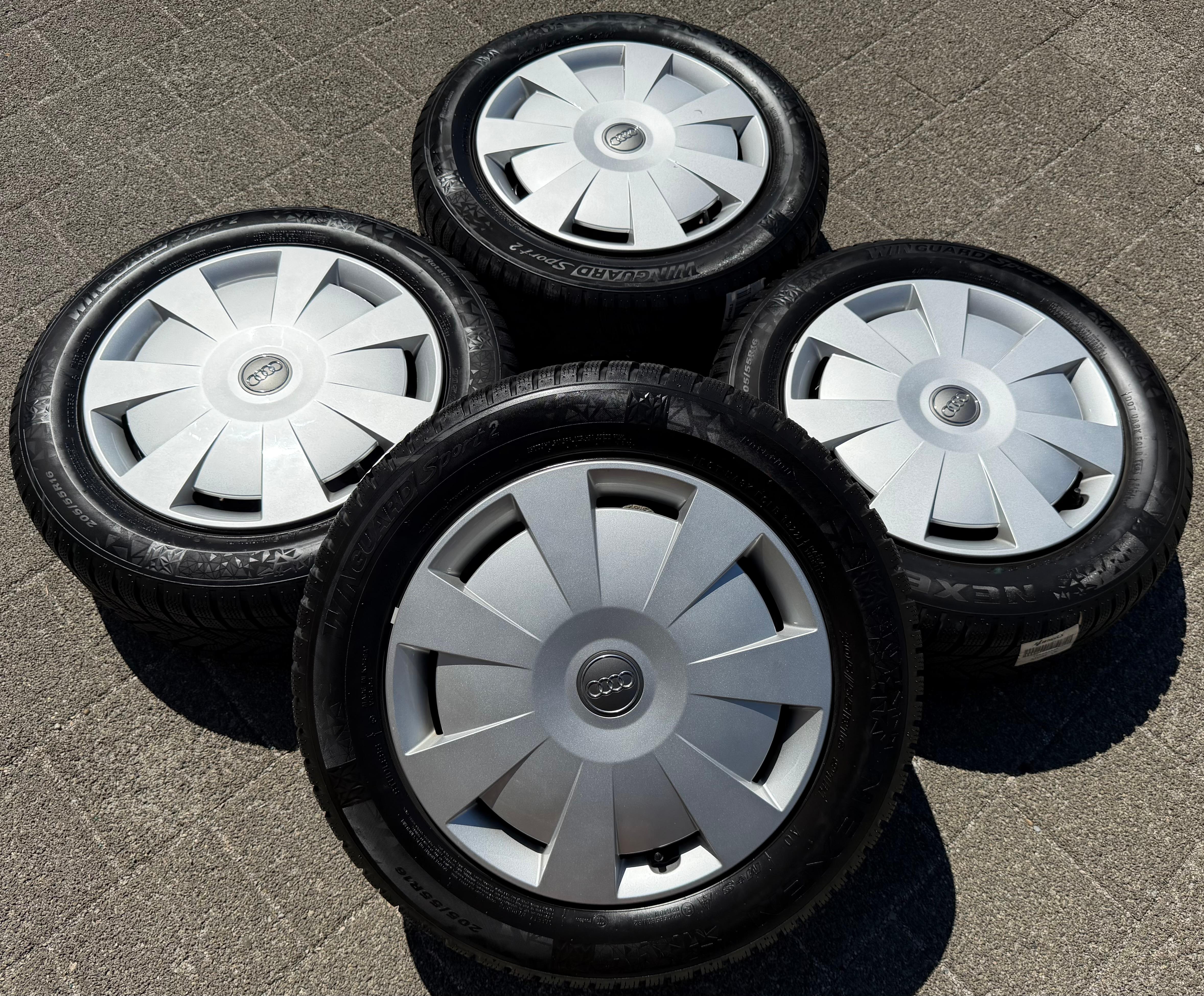 4 Winterräder Audi A3 8V Sportback Cabrio  205/55R16 91H Nexen 8V0601027A 2022