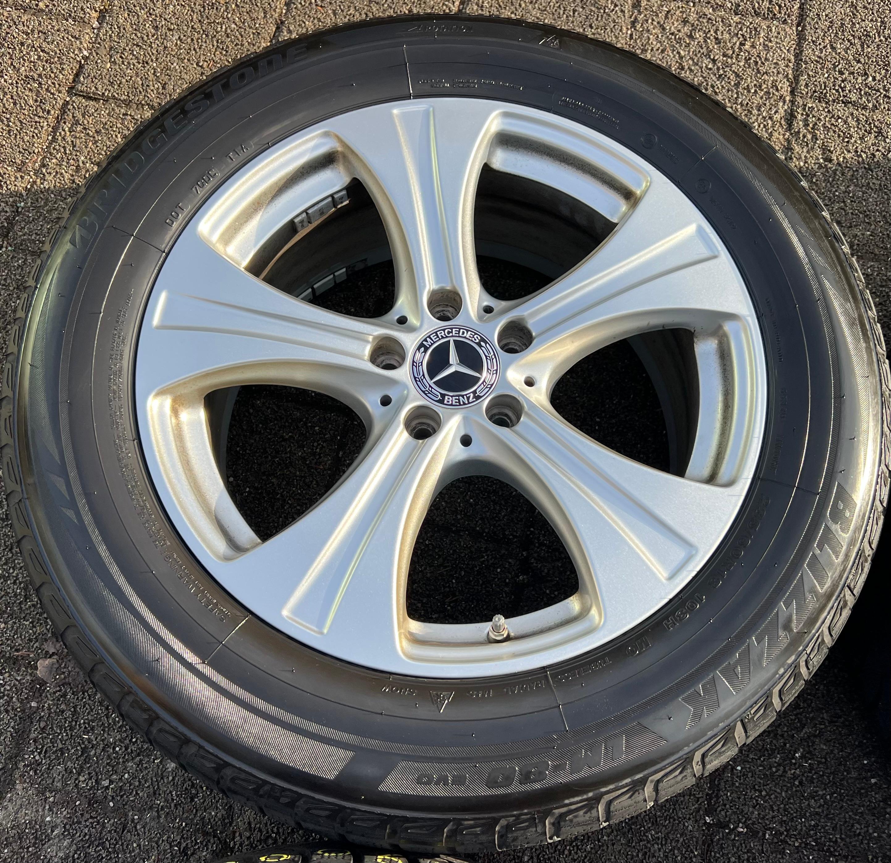 4 JANTES ORIGINALES 18" ALU MERCEDES GLC-KLASSE W253 A2534010800 8x18 ET38