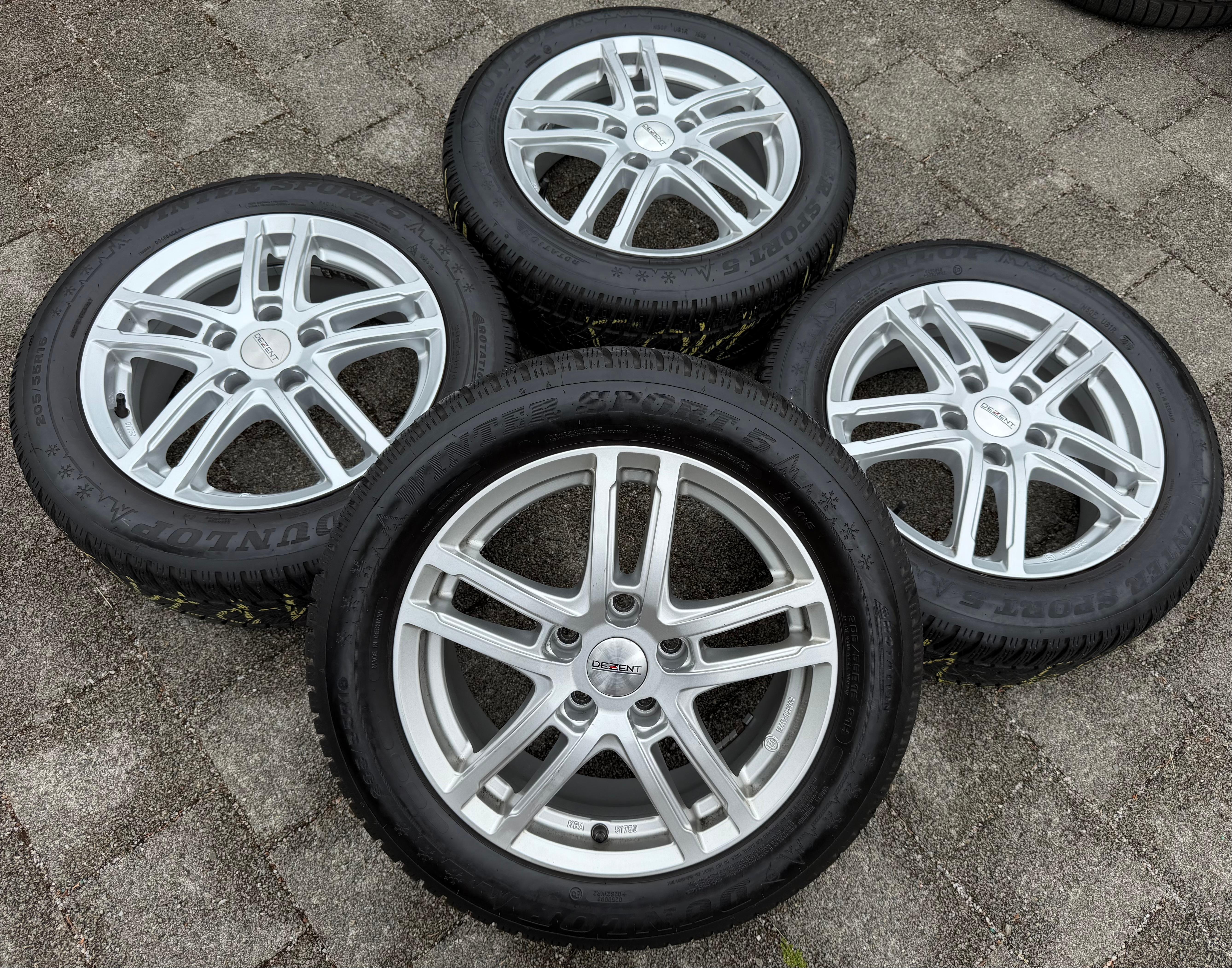 Alu Winterräder Audi A3 Seat Leon Skoda Octavia VW Caddy Golf 7 8 Passat Touran