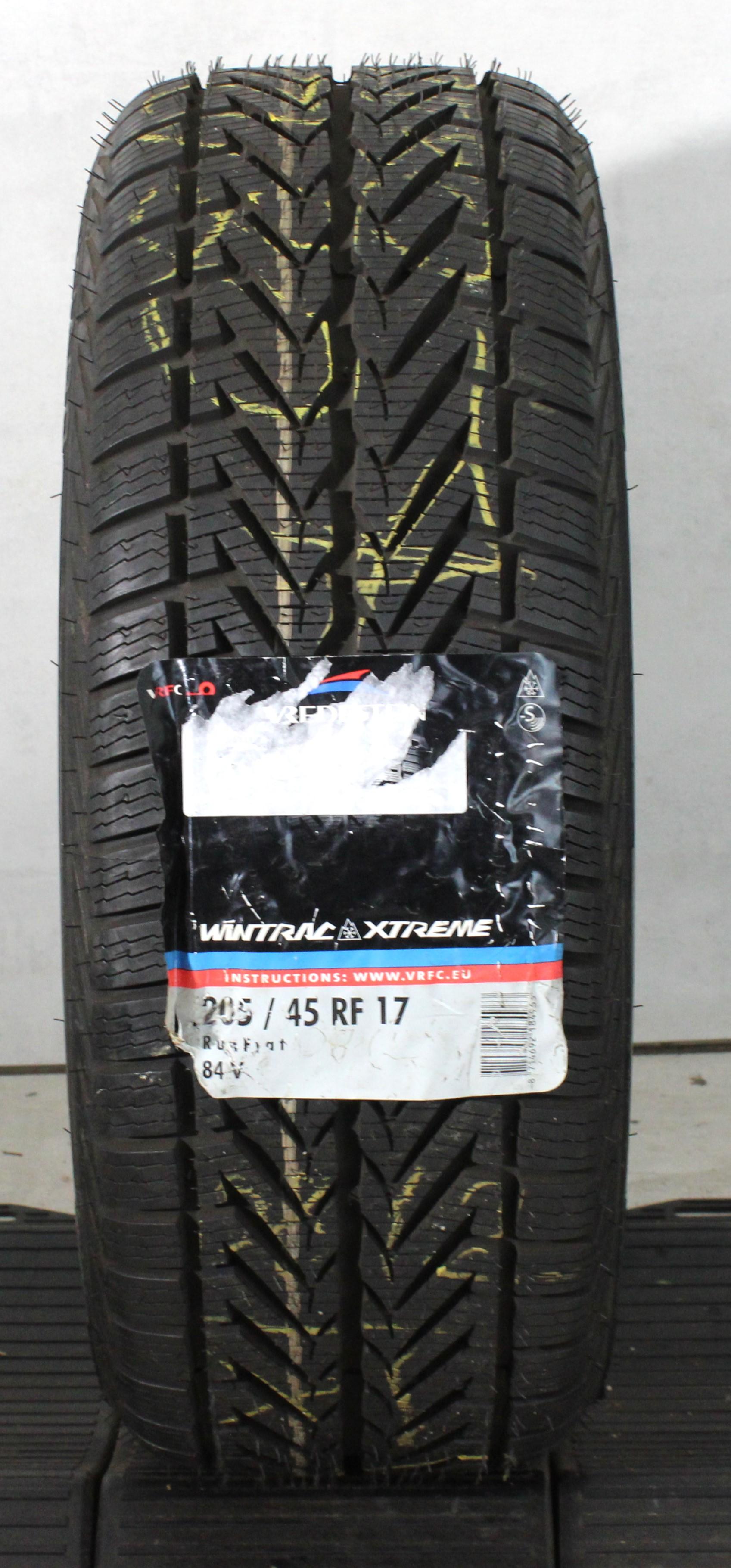 1 x 205/45R17 84V Winterreifen Vredestein Wintac Xtreme WRFC Runflat NEU 2012