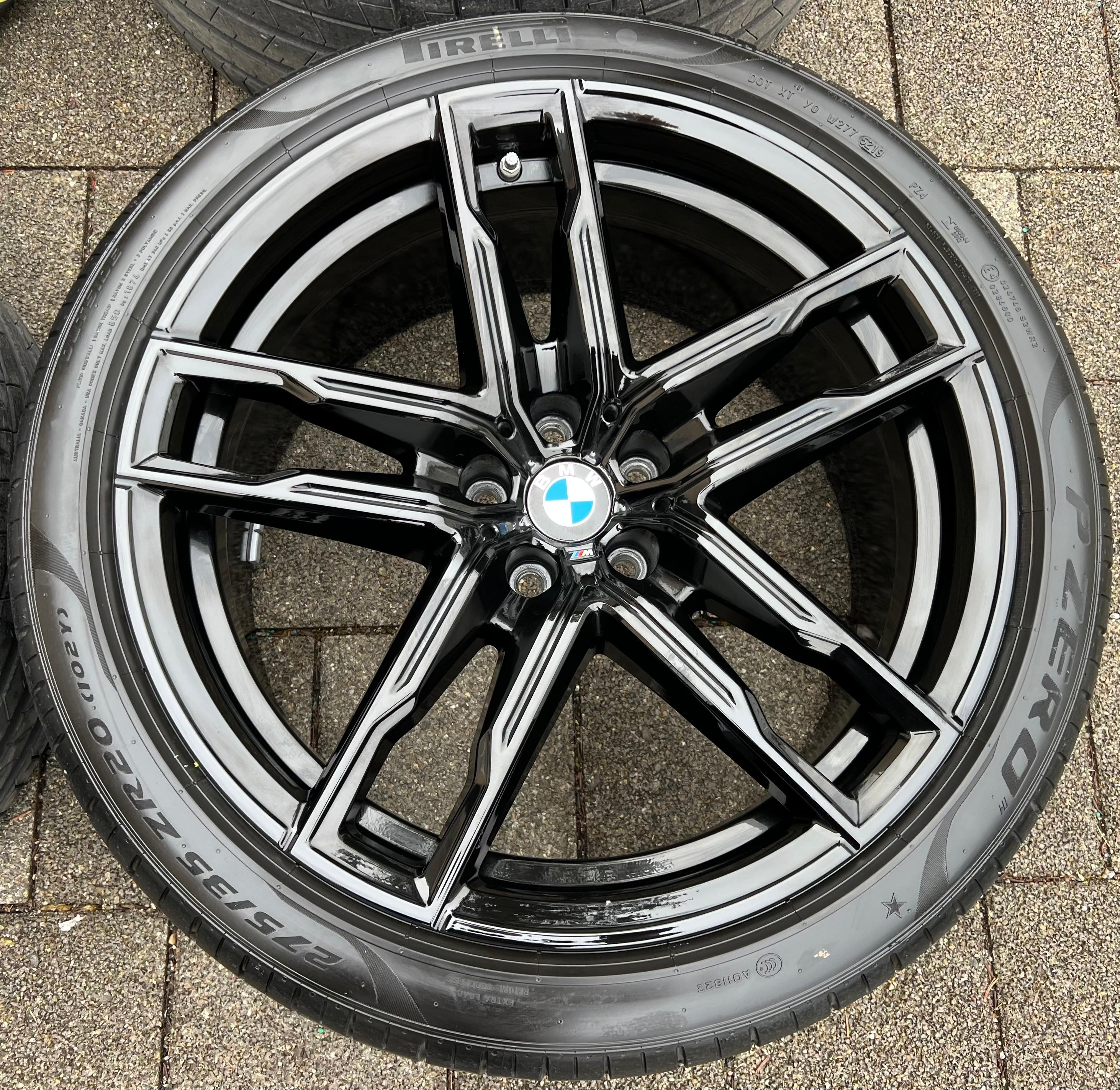 4 ORIGINELE 20" ALUMINIUM ZOMERWIELEN BMW M5 F90 M8 F90 F91 F92 F93 STYLING 810M RDKS