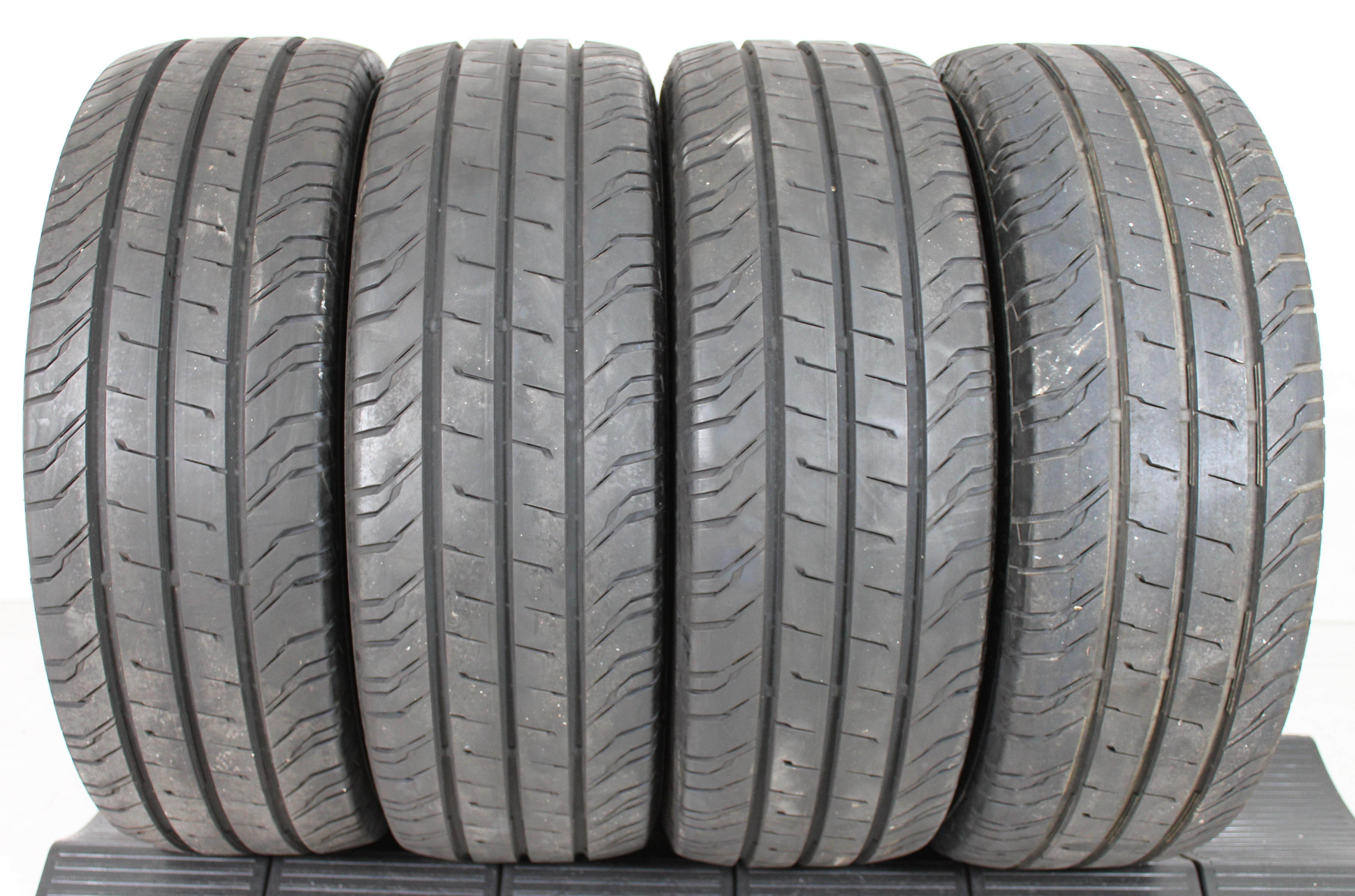 4 x 235/60R17C 117/115R Sommerreifen Continental Van Contact 200 2x 7,5-8mm und 2x 8-8,5mm 2021